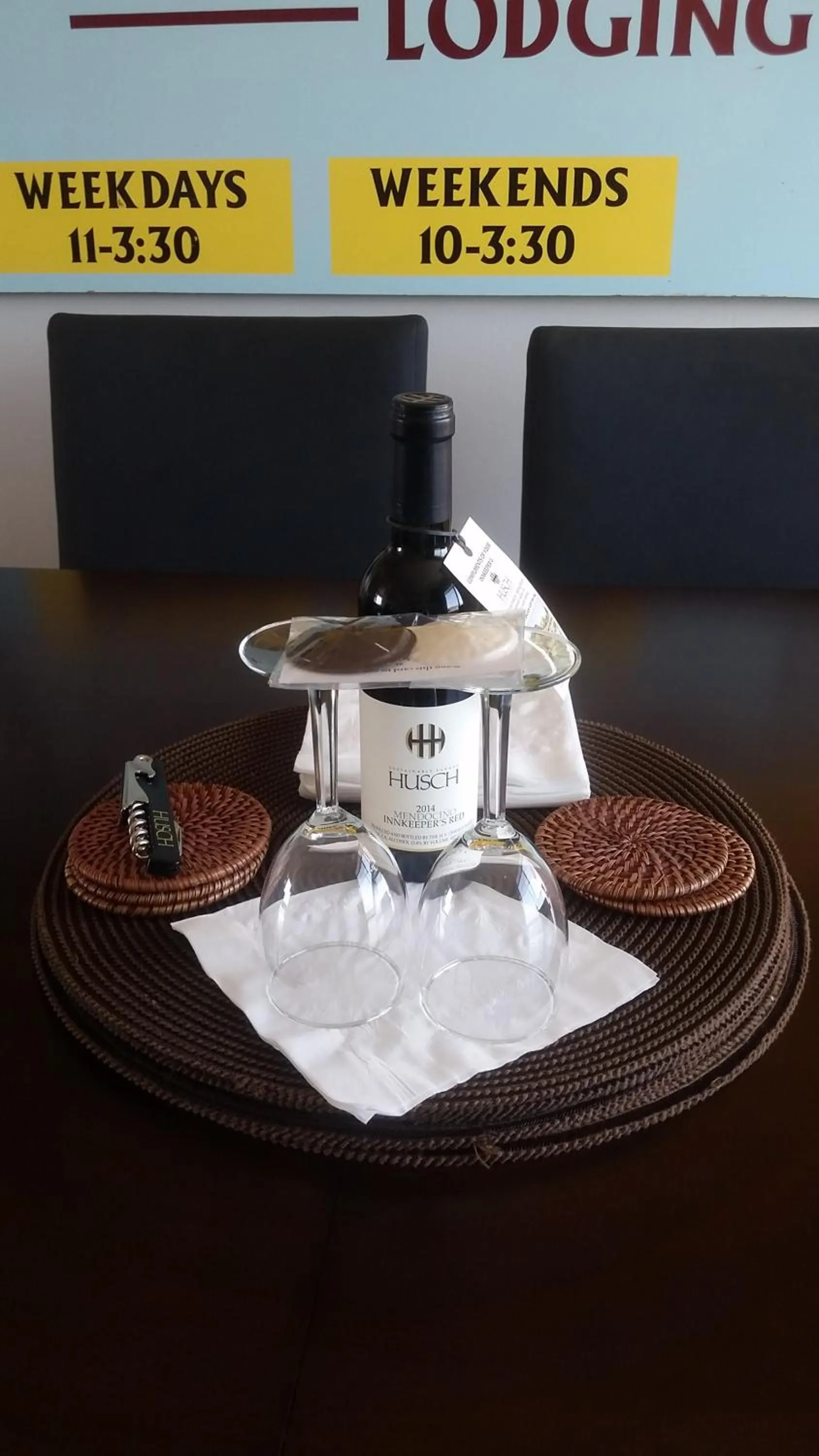 Dining area in Point Arena Lighthouse