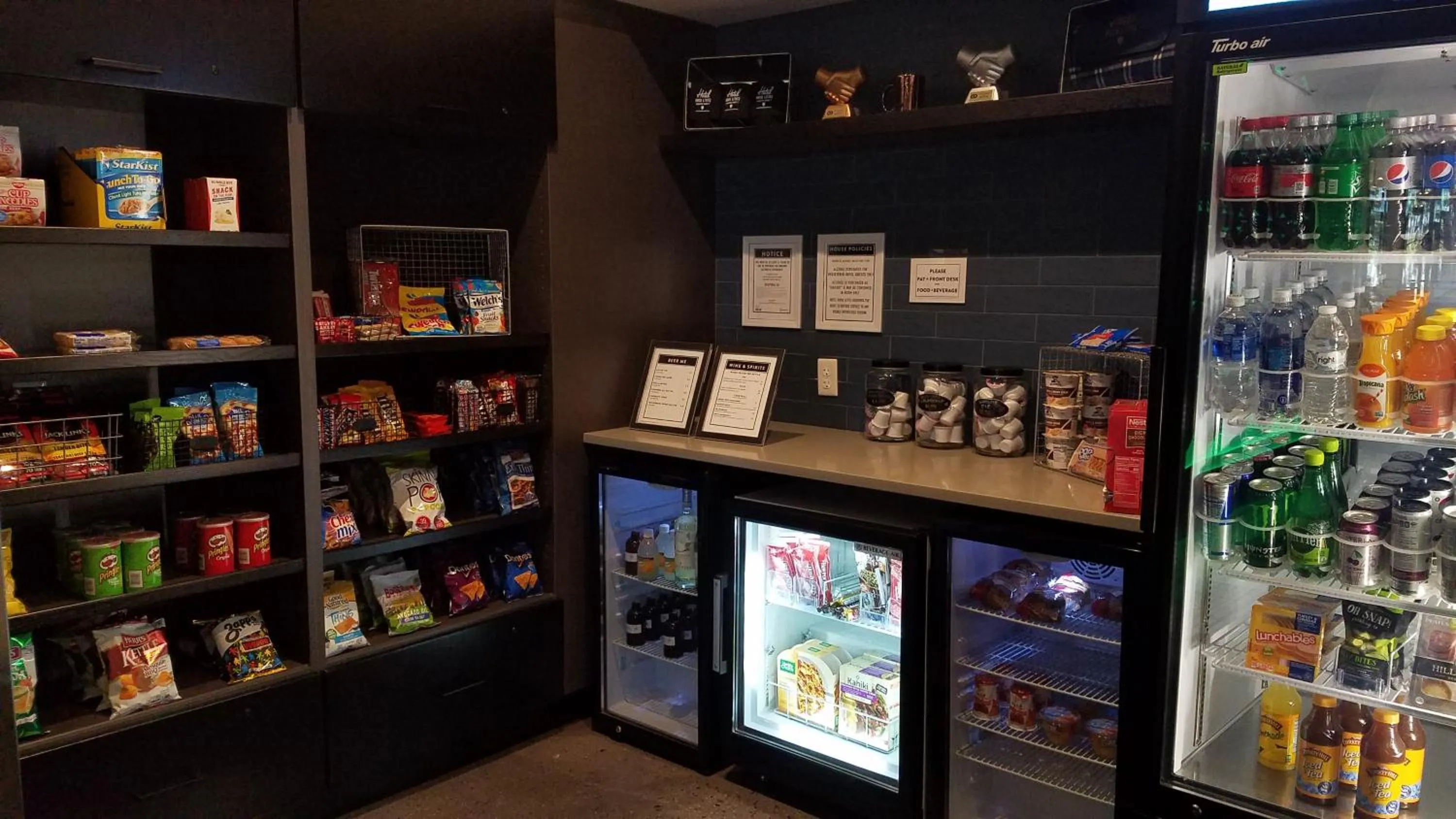 Food and drinks in Hotel Rock Lititz