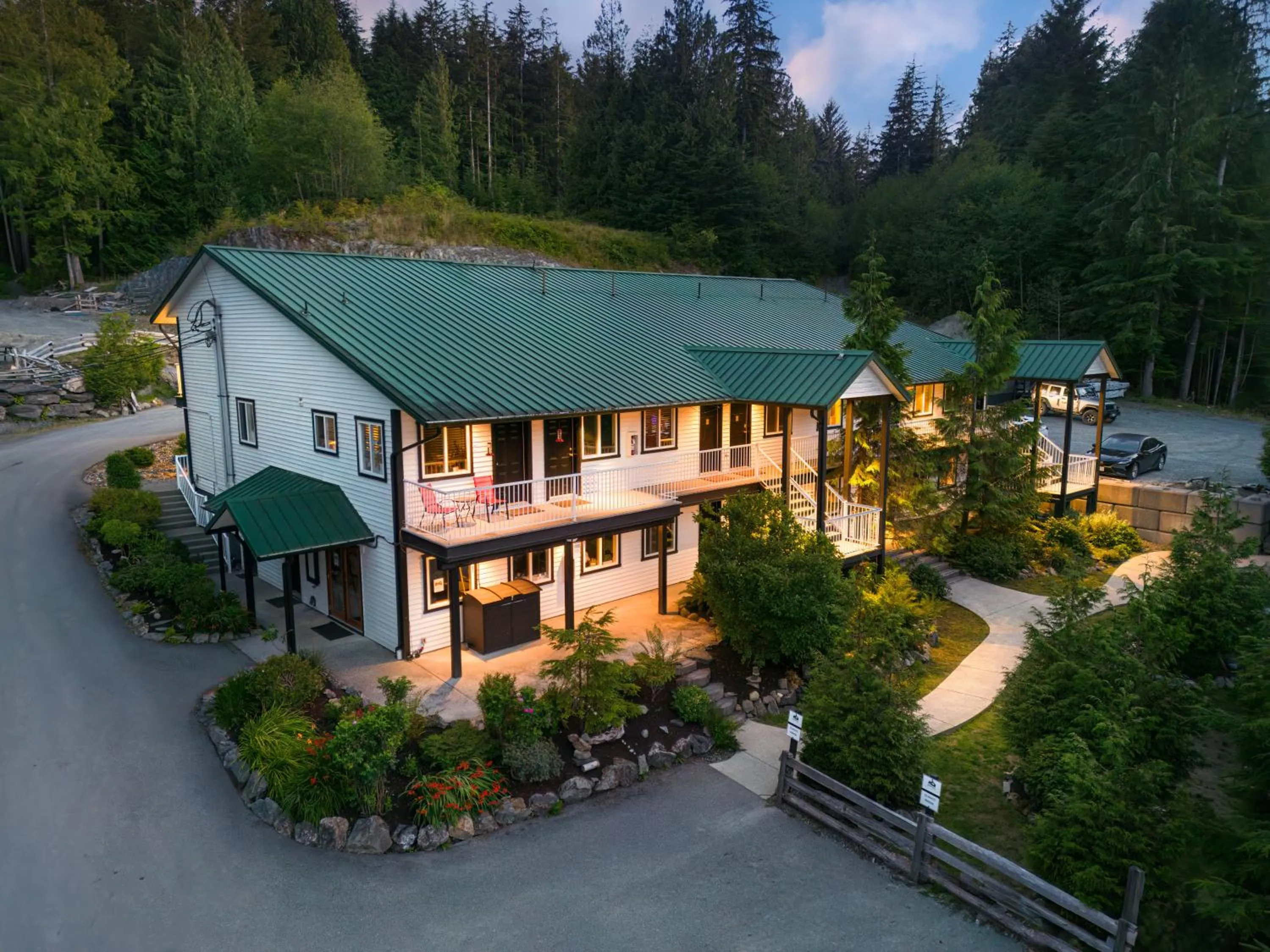 Property building in West Coast Trail Lodge