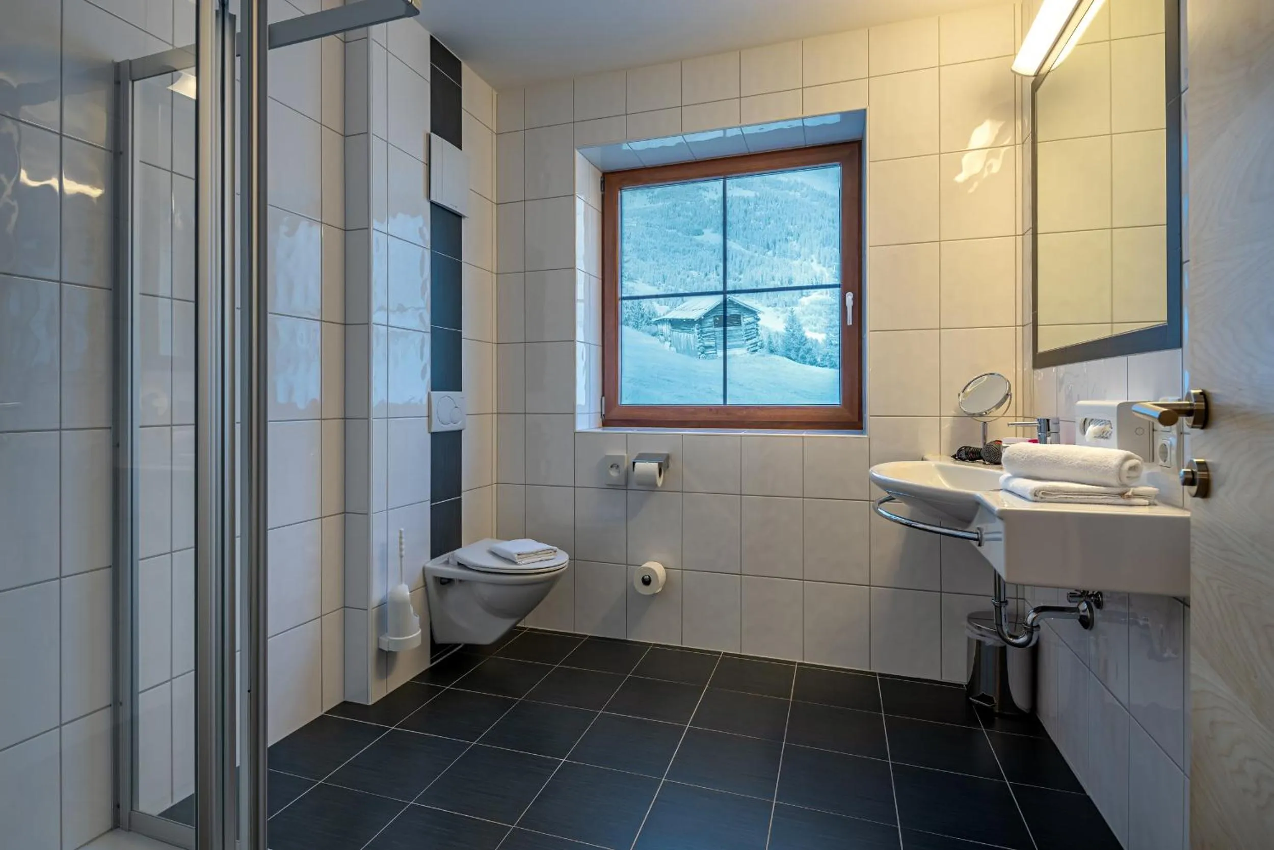 Bathroom in Apart-Hotel Aurora Fiss