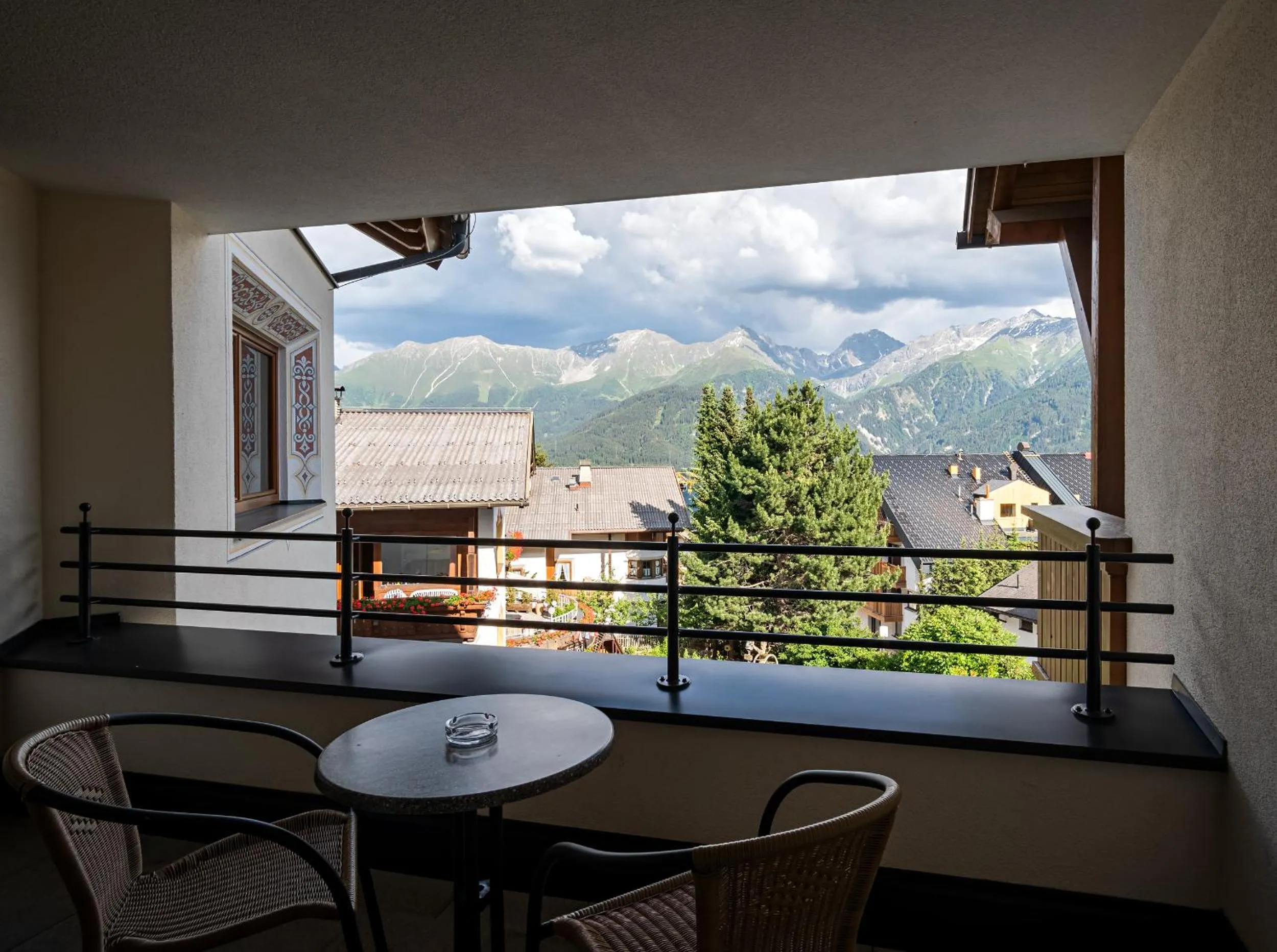 Balcony/Terrace in Apart-Hotel Aurora Fiss