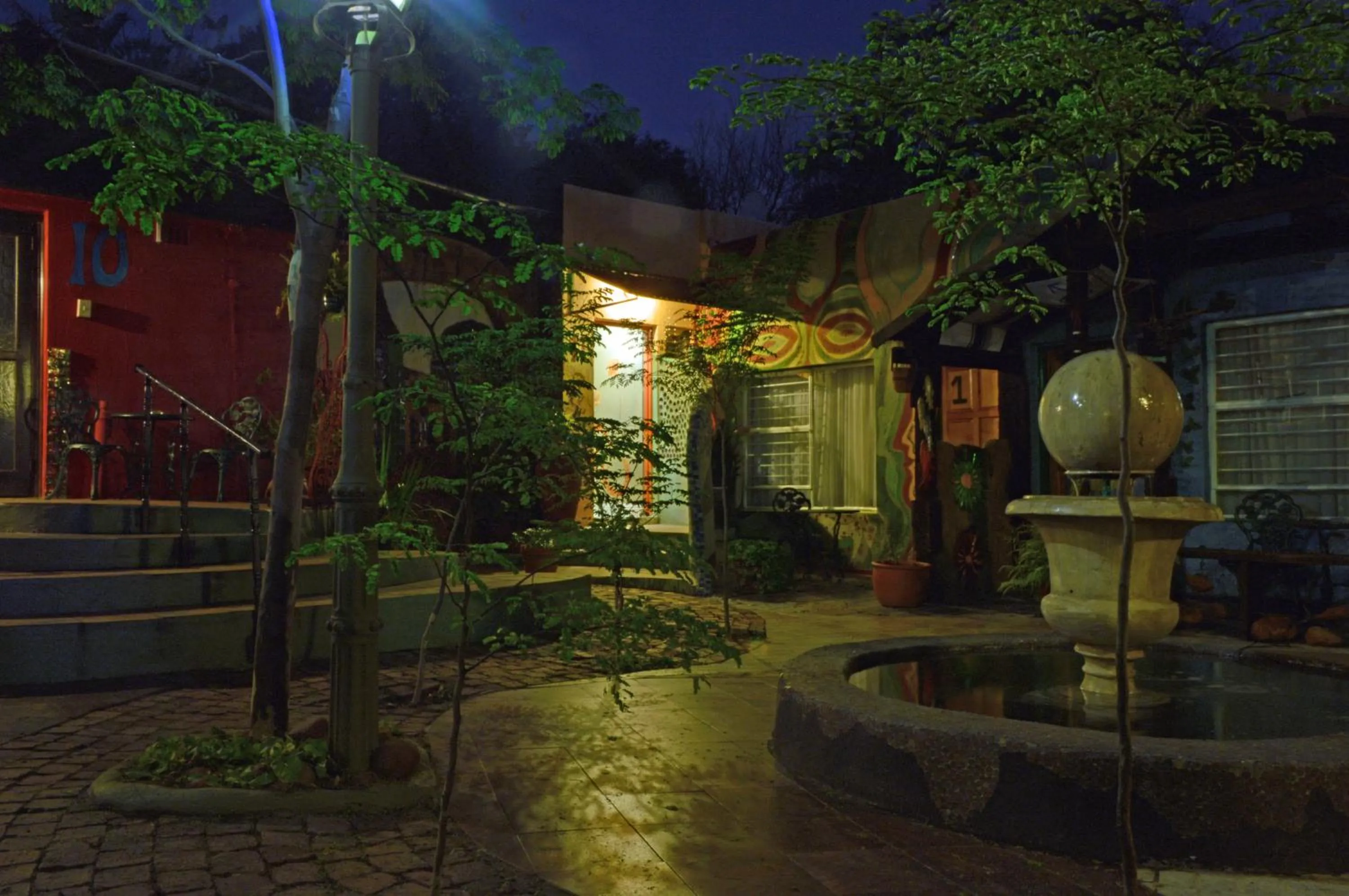 Property building in Rabbit Hole Hotel