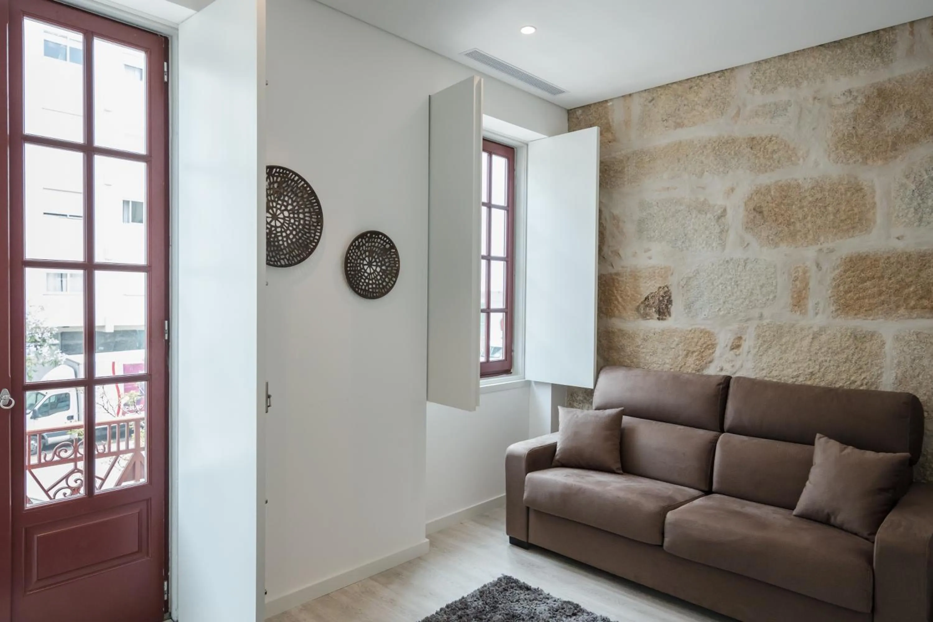 Living room in Porto Deluxe Suites