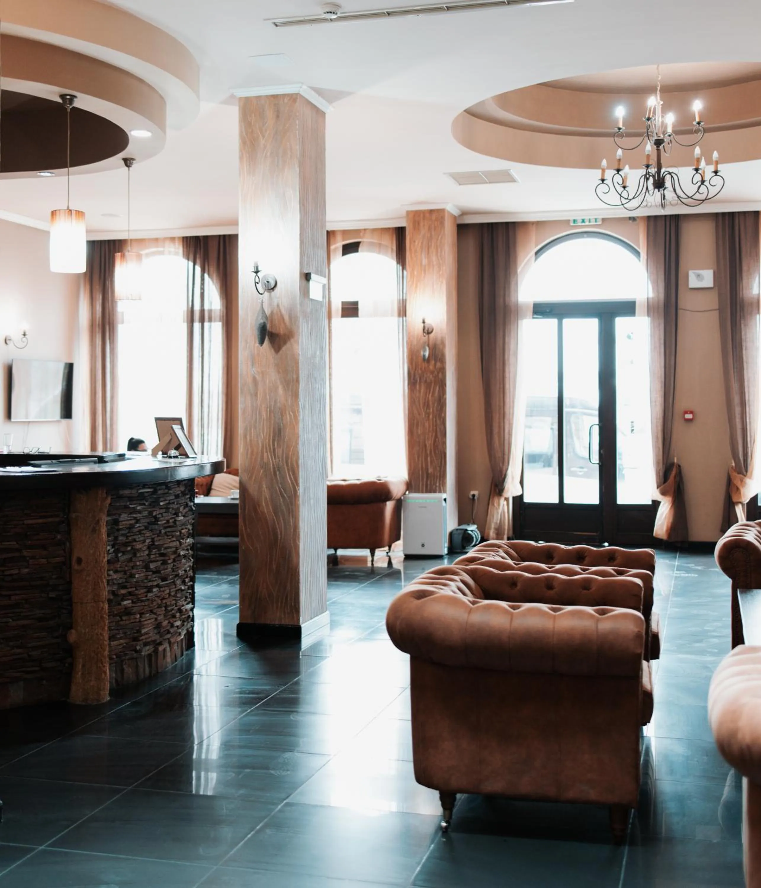 Lobby or reception in Hotel Neptun