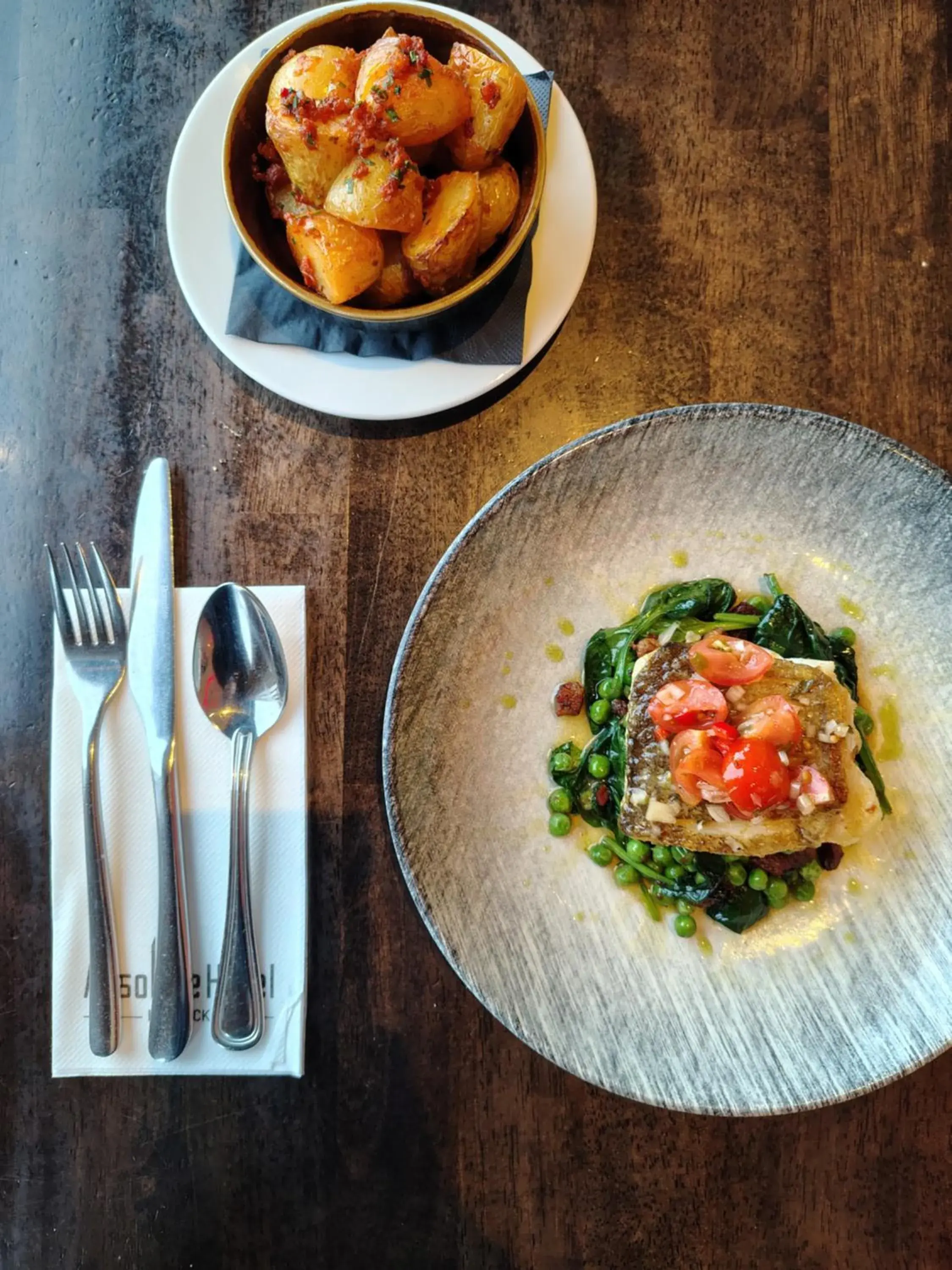 Food close-up in Absolute Hotel Limerick Food close-up in Absolute Hotel Limerick