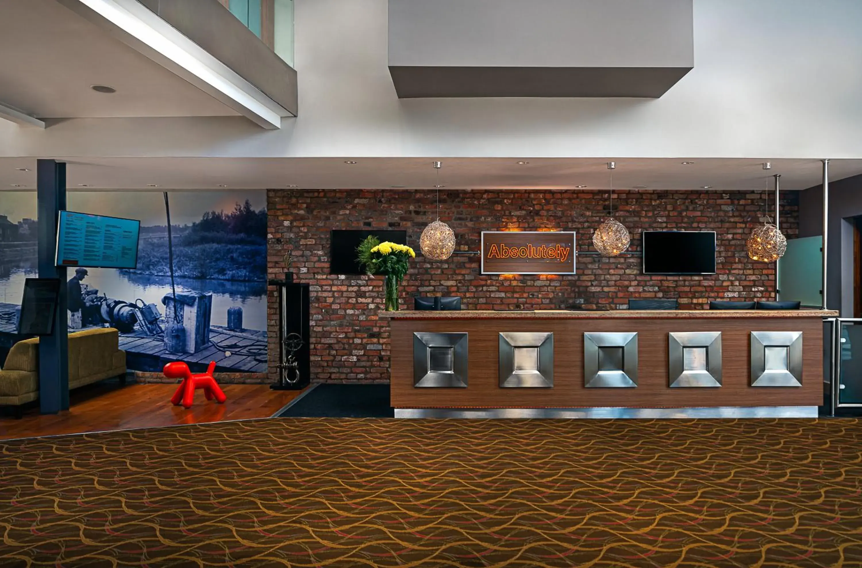 Lobby or reception in Absolute Hotel Limerick Lobby or reception in Absolute Hotel Limerick