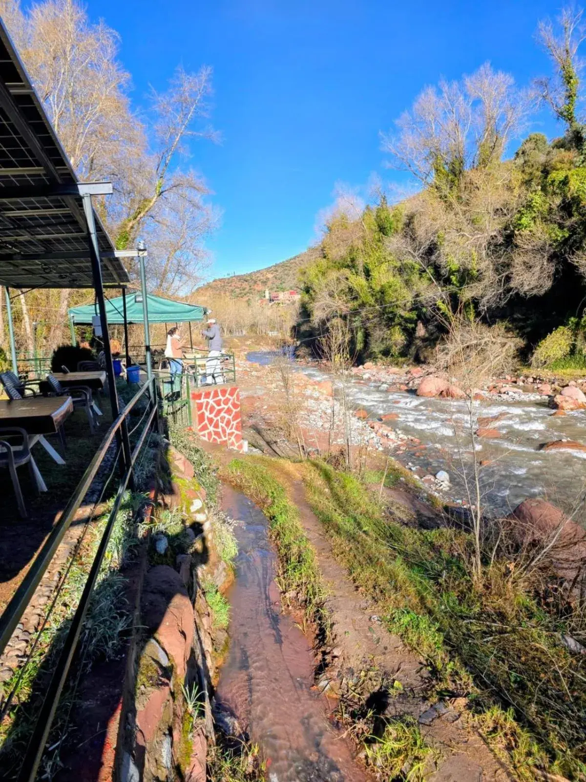 River view in Top Ourika River view in Top Ourika