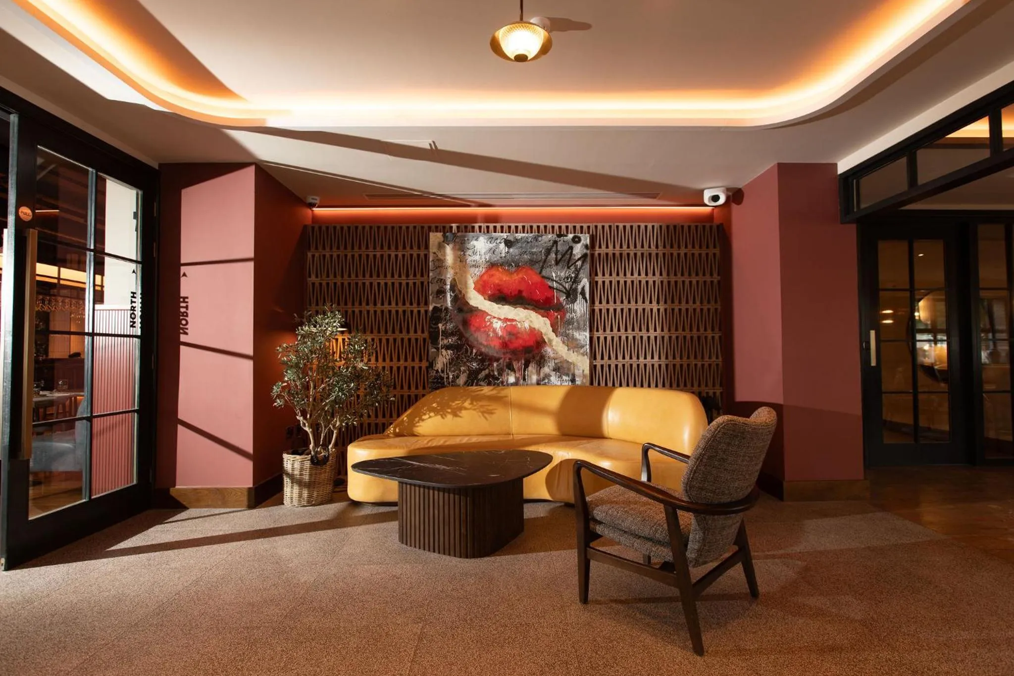 Seating area in The Address Sligo