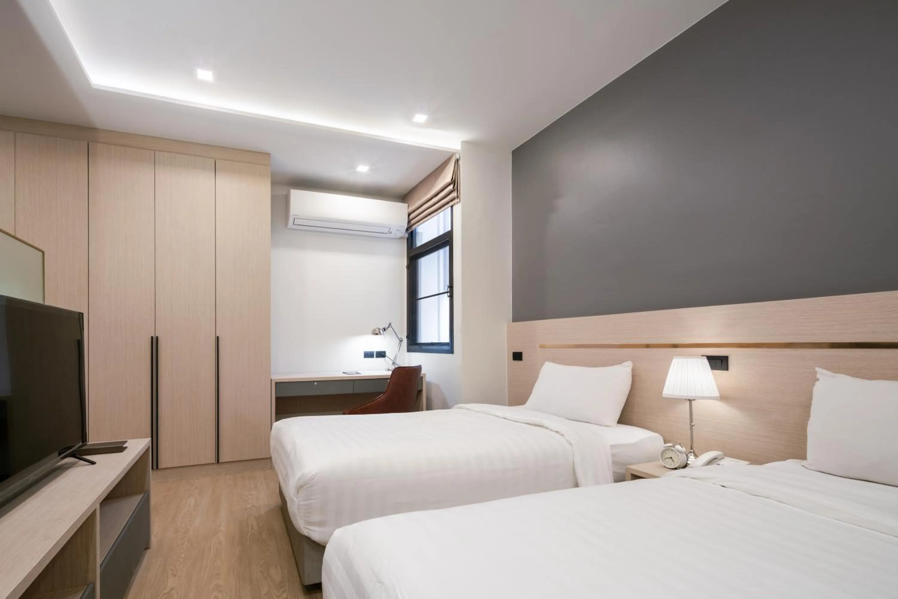 Bed in Samyan Serene Hotel