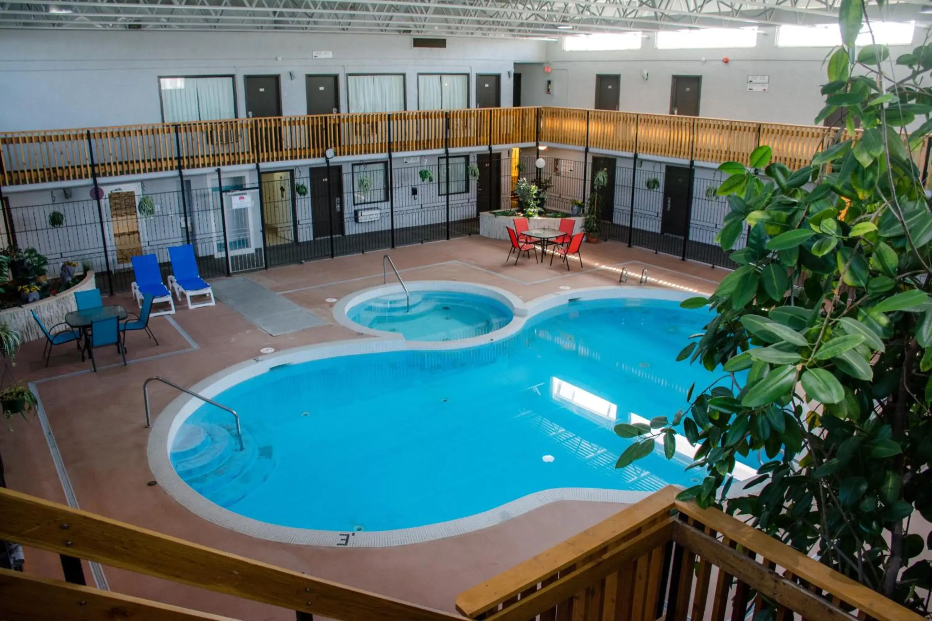 Swimming pool in Ramada by Wyndham Medicine Hat Swimming pool in Ramada by Wyndham Medicine Hat