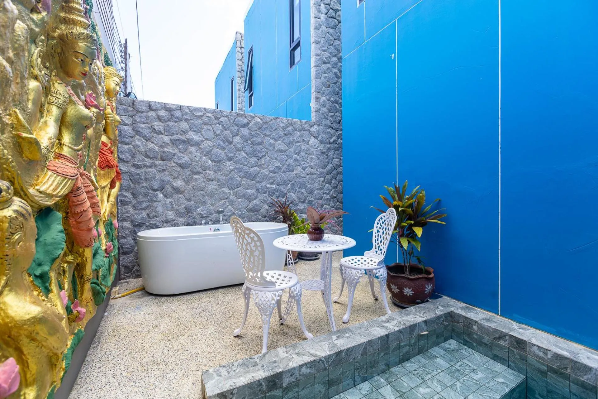 Patio in Peace Blue Naiharn Naturist Resort Phuket SHA Extra Plus