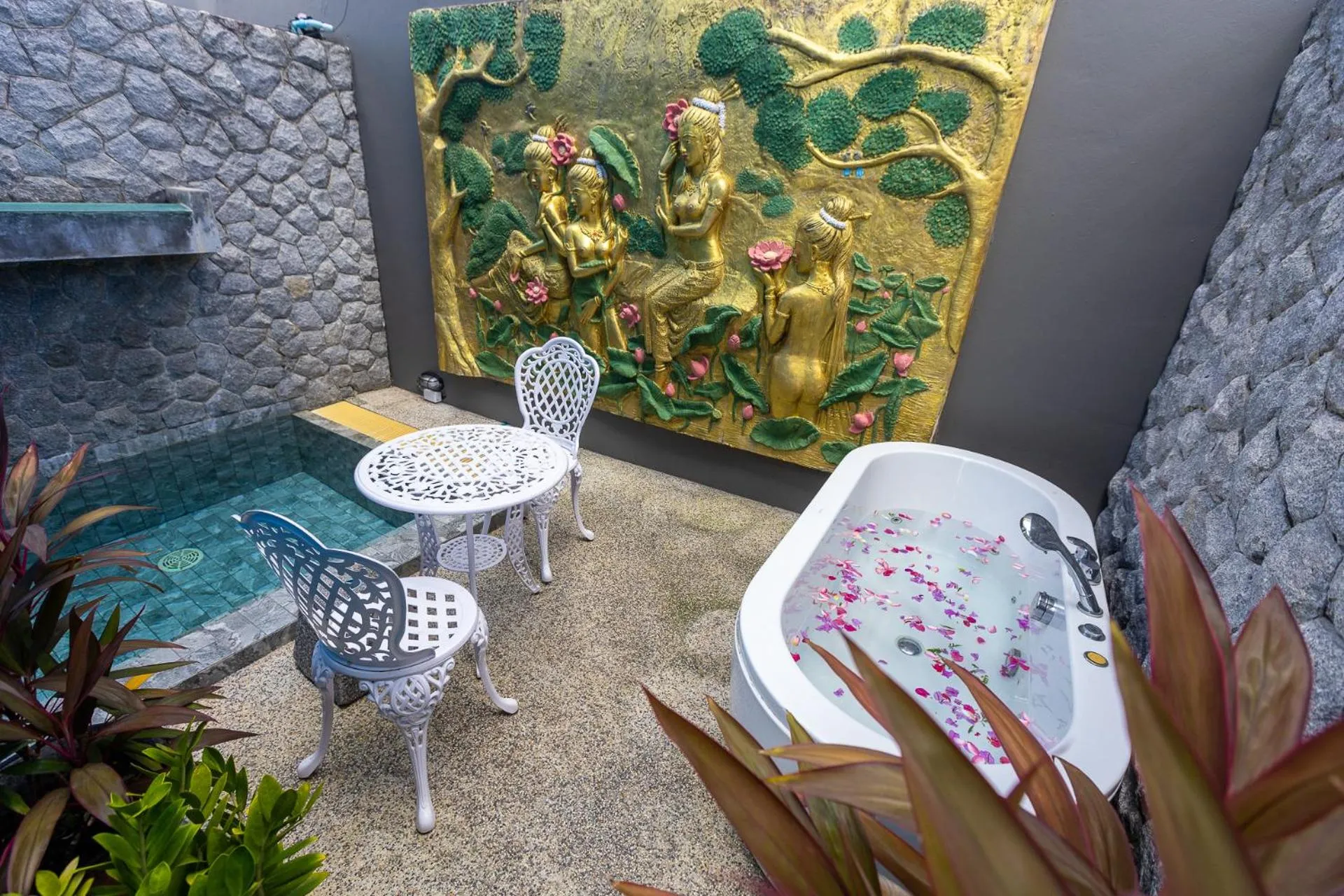 Patio in Peace Blue Naiharn Naturist Resort Phuket SHA Extra Plus