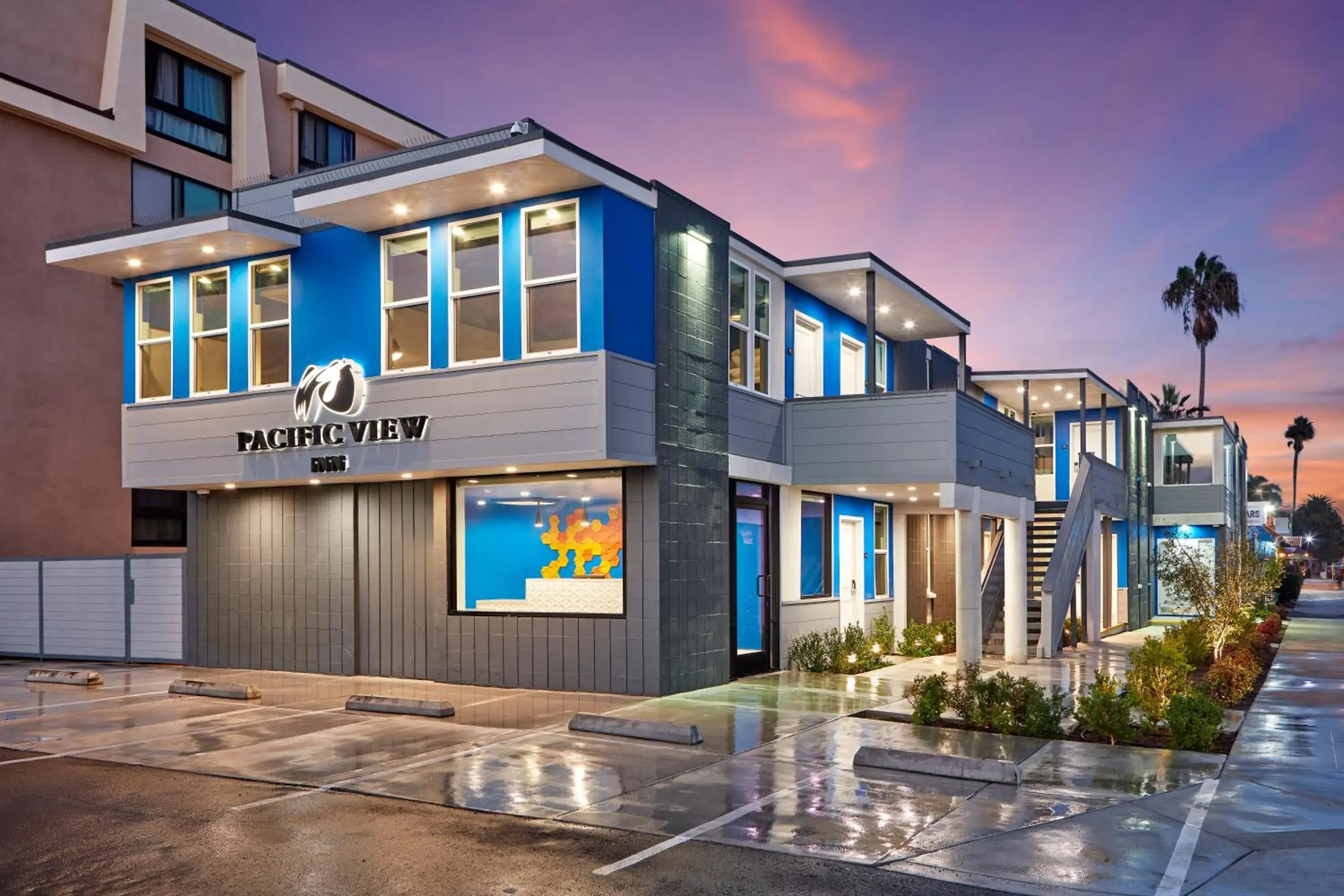 Property building in Pacific View Inn Property building in Pacific View Inn