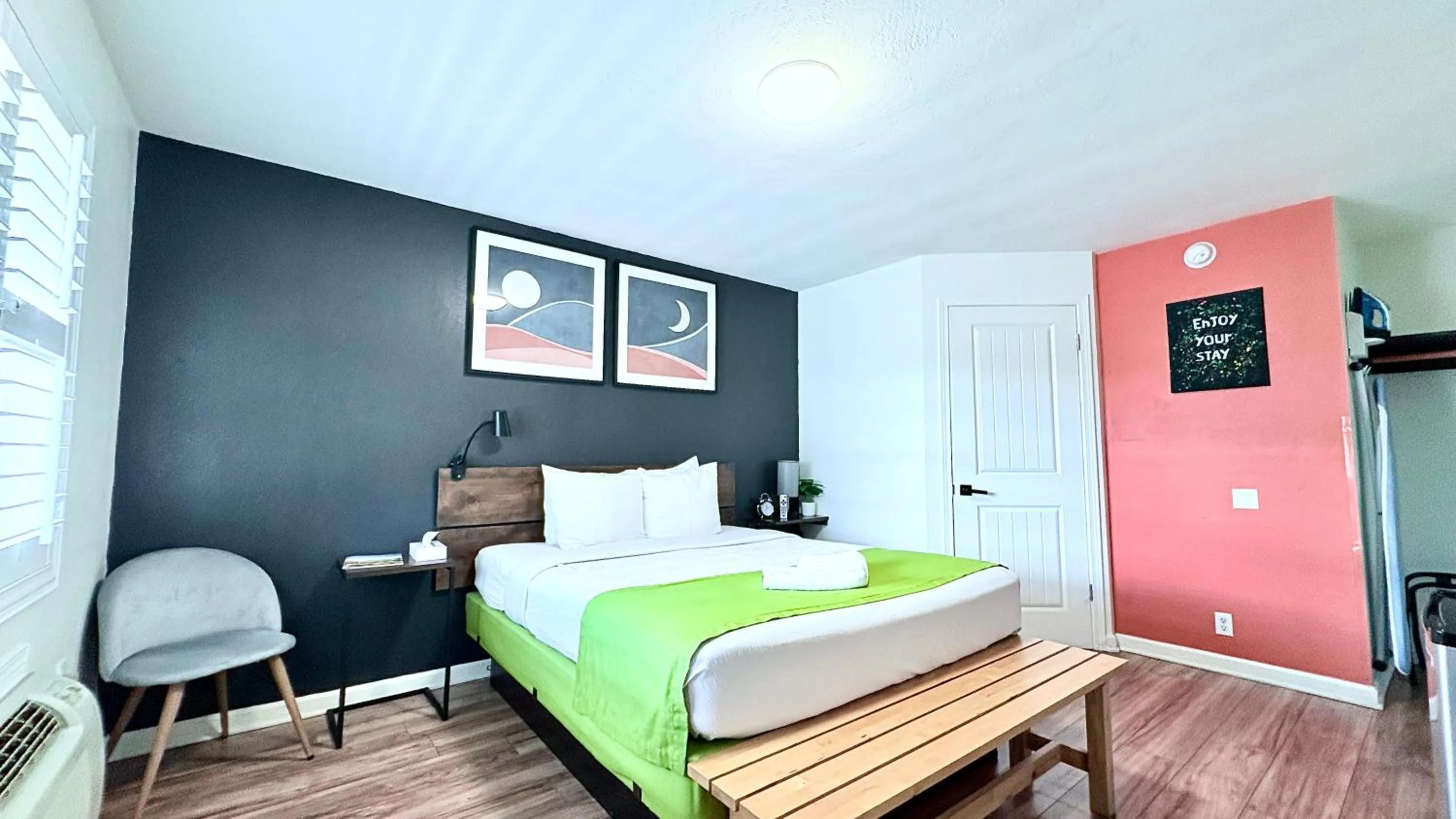 Bedroom, Bed in City Center Motel