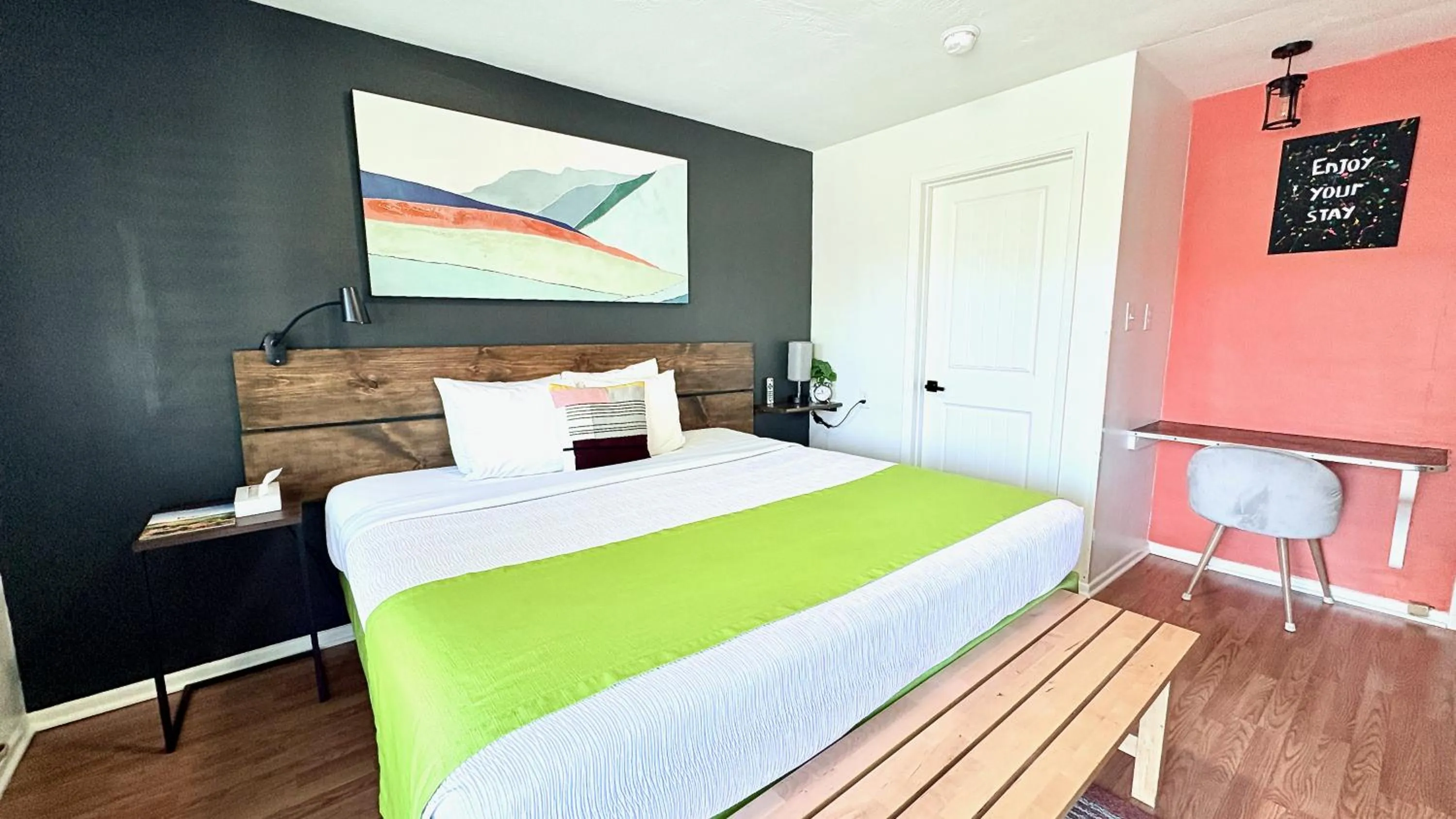 Bedroom, Bed in City Center Motel