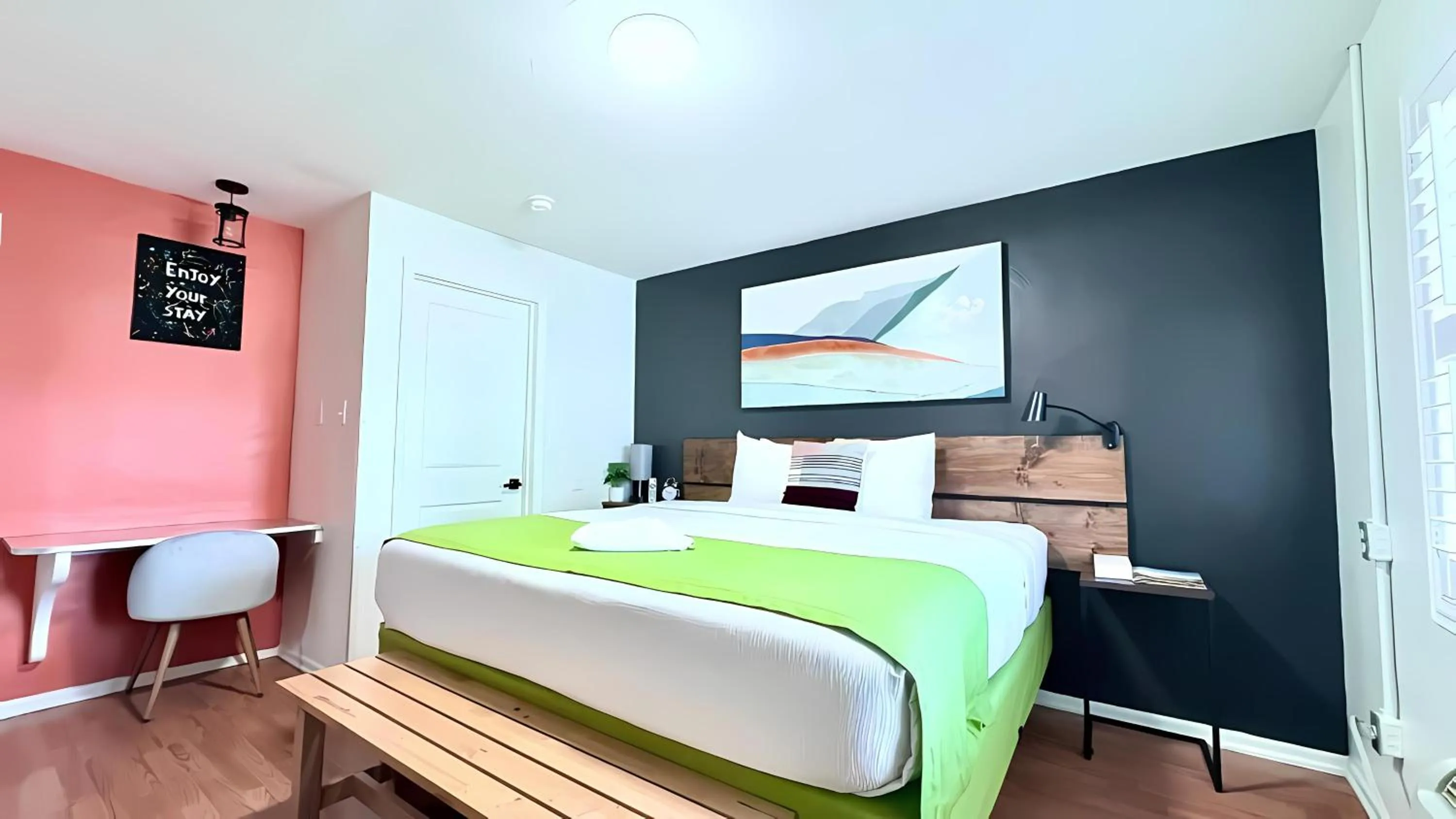 Bedroom, Bed in City Center Motel