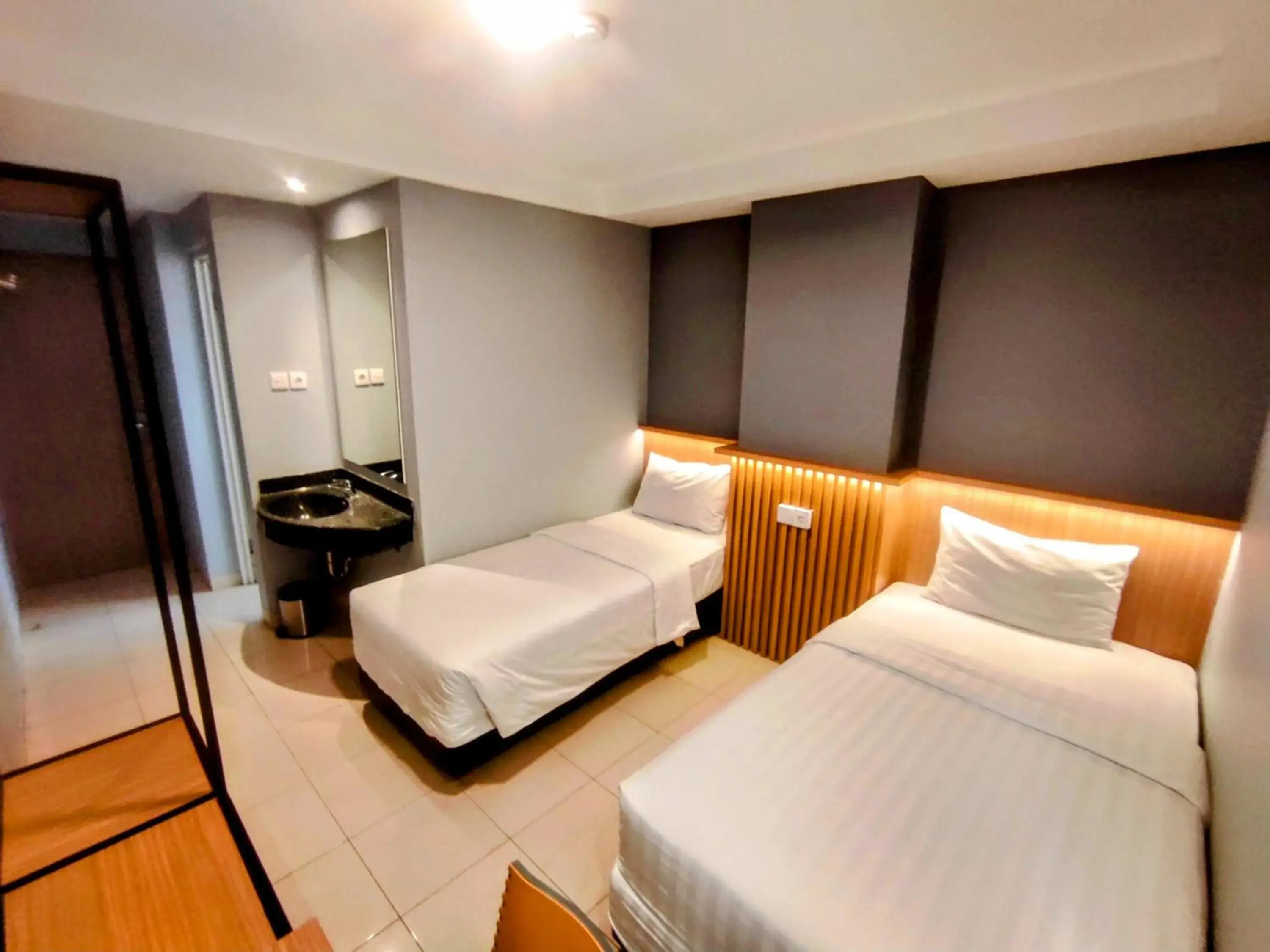 Bed in Studio One Thamrin Hotel Bed in Studio One Thamrin Hotel