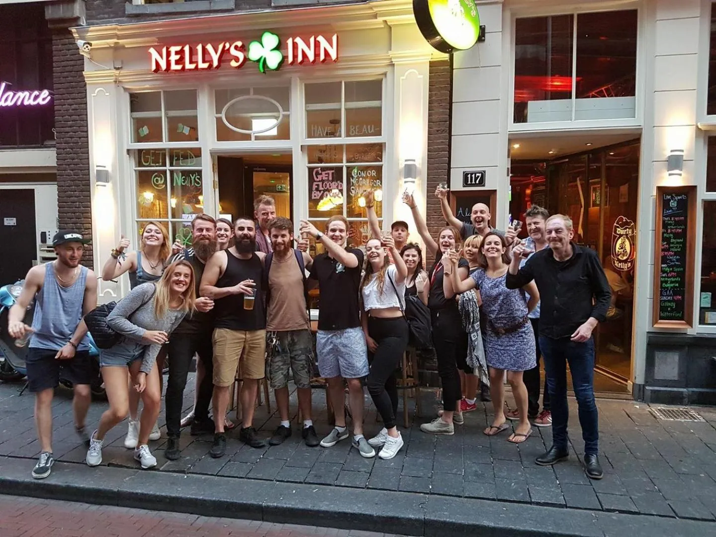 People in Durty Nelly's Inn