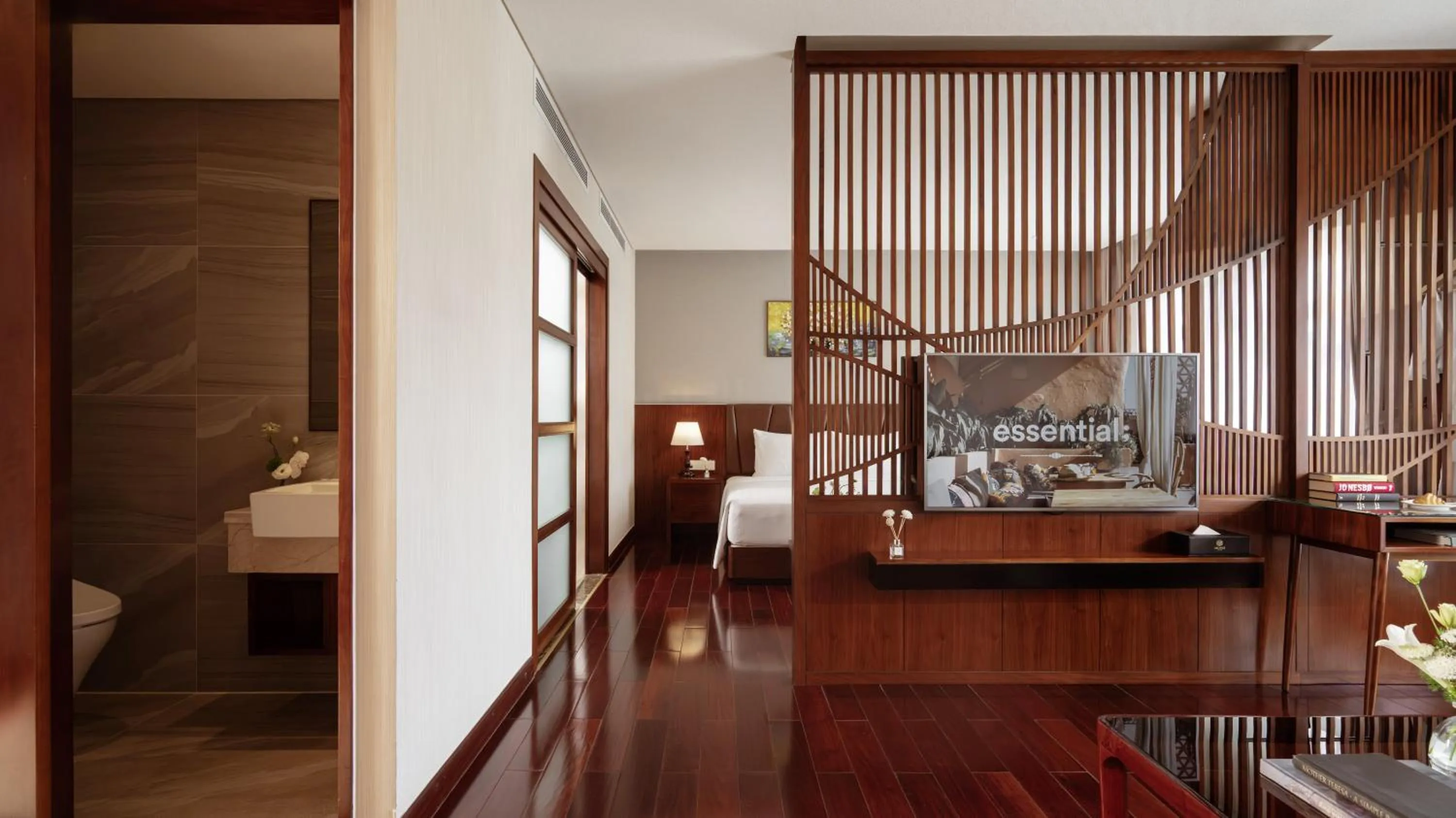 Toilet, Bed in Orchids Saigon Hotel