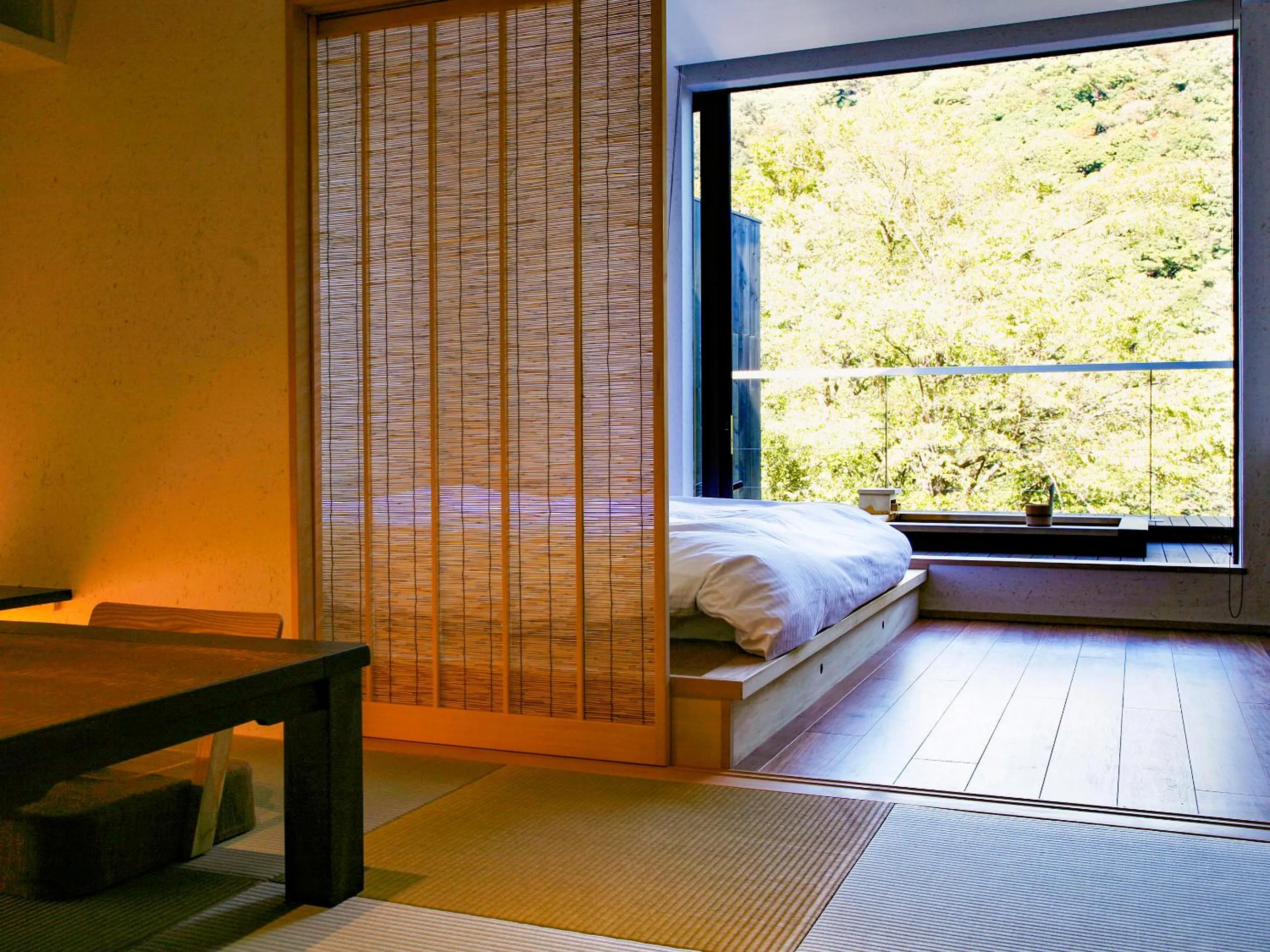 Photo of the whole room, Bed in Seikansou