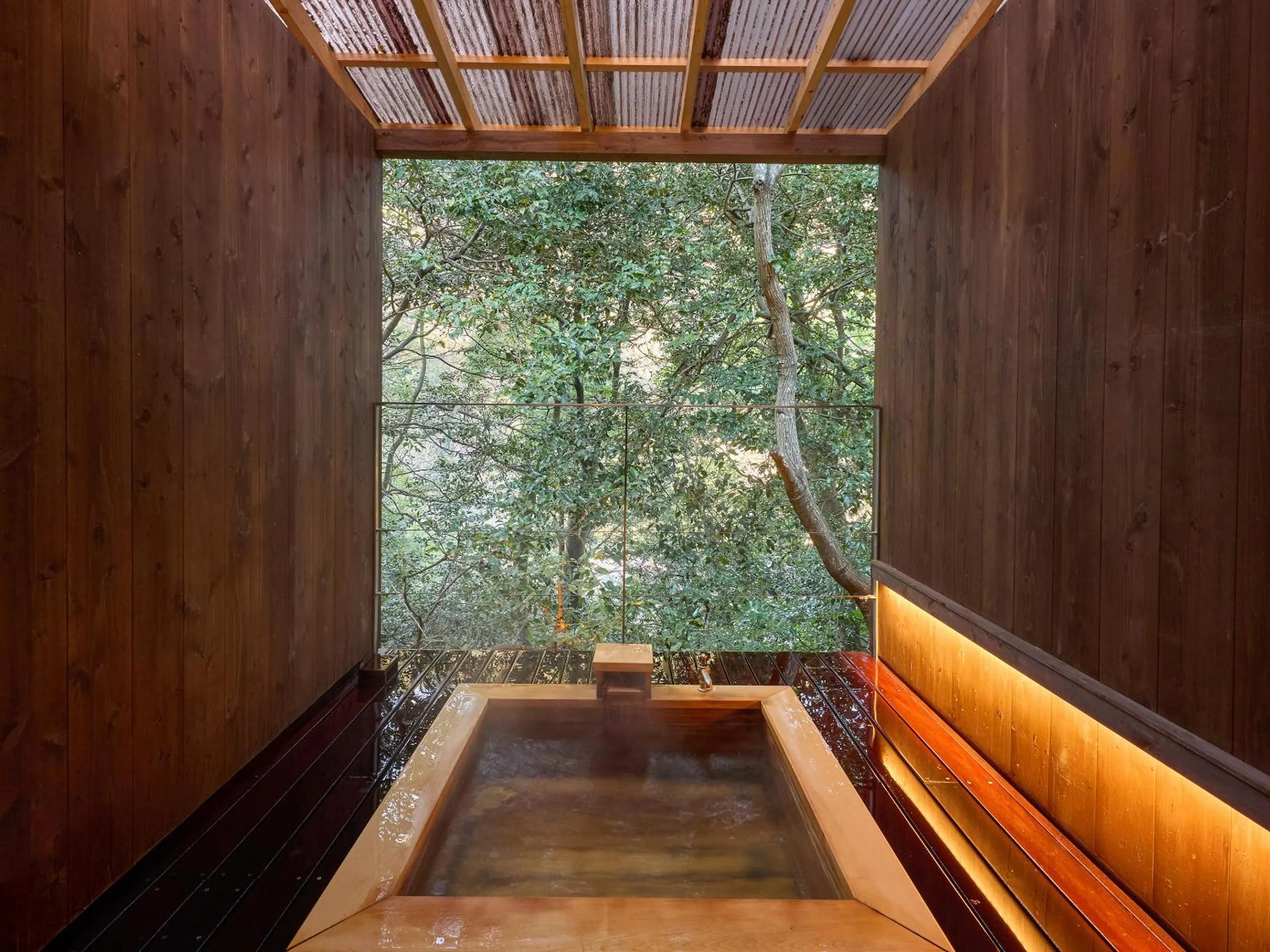 Hot Spring Bath in Seikansou