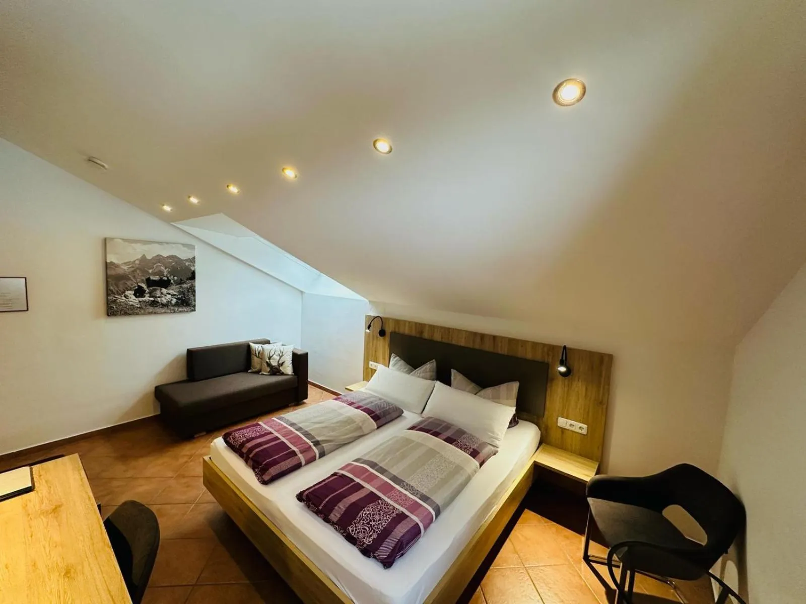 Bed in Gästehaus Bühler