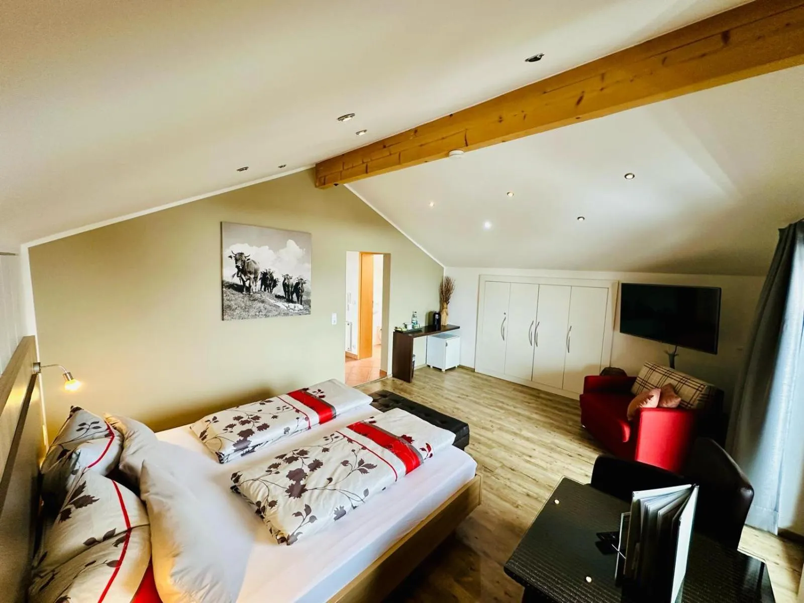 Bed in Gästehaus Bühler