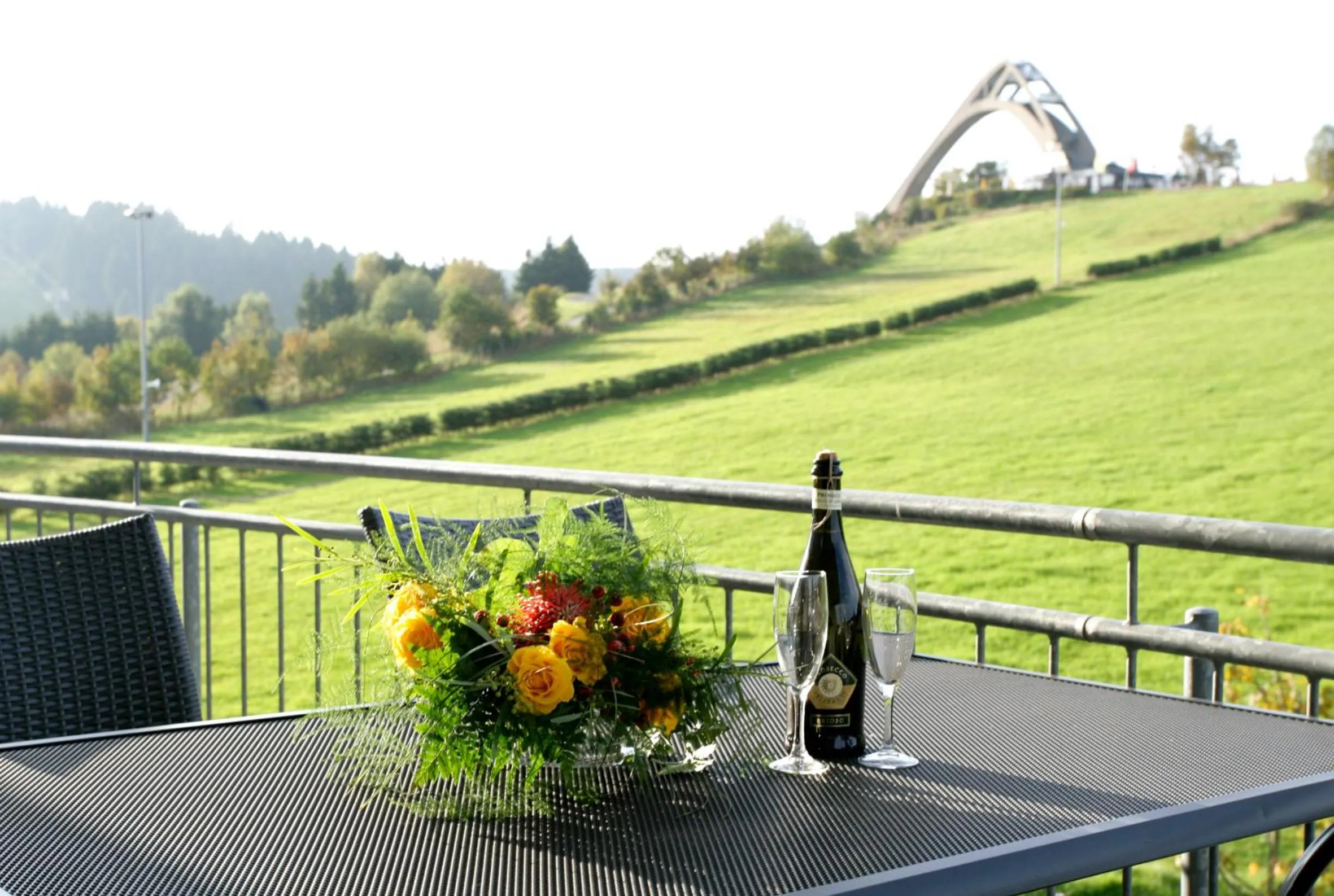Patio in Vakantiehotel Der Brabander