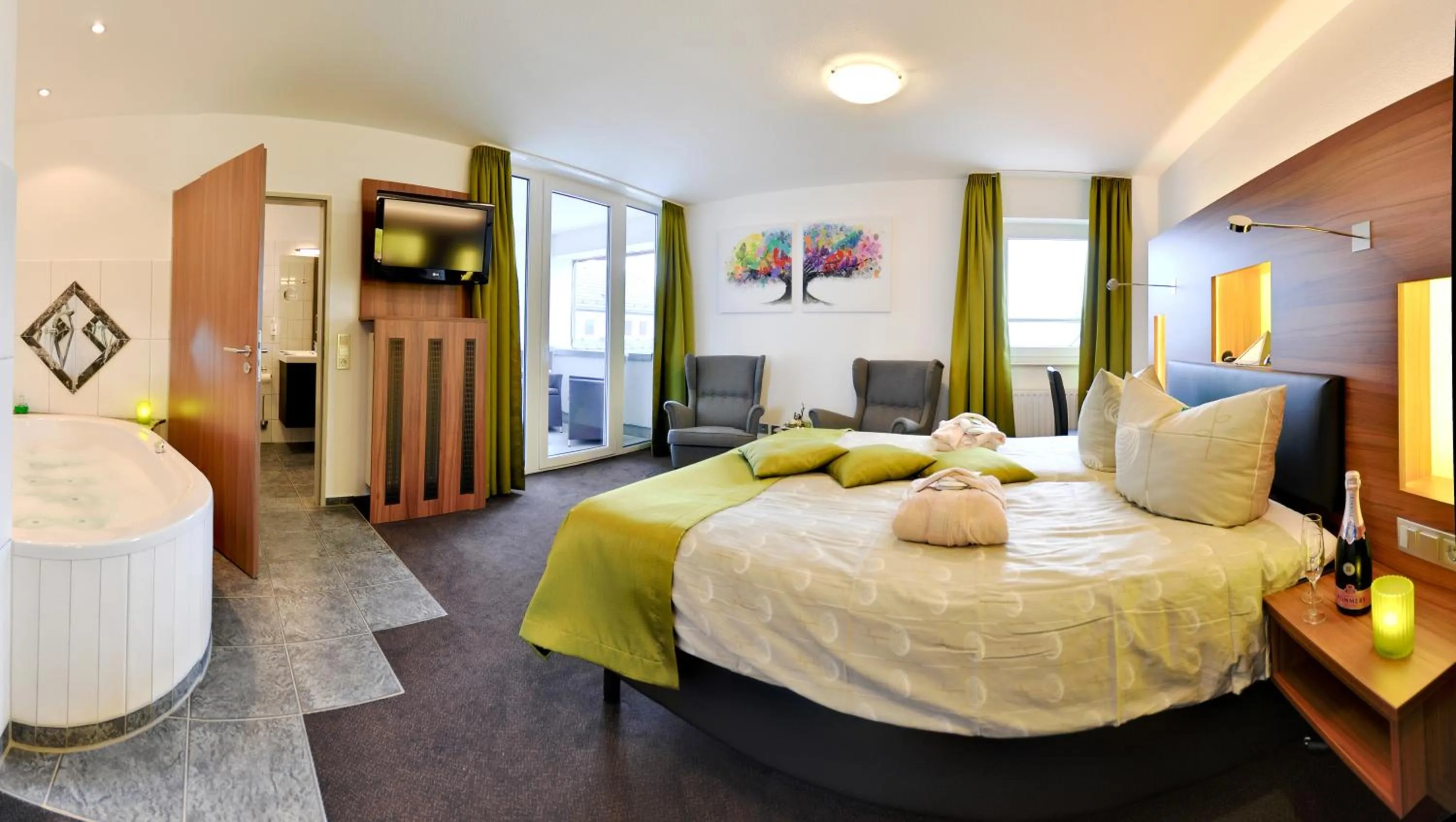 Day, Bed in Vakantiehotel Der Brabander