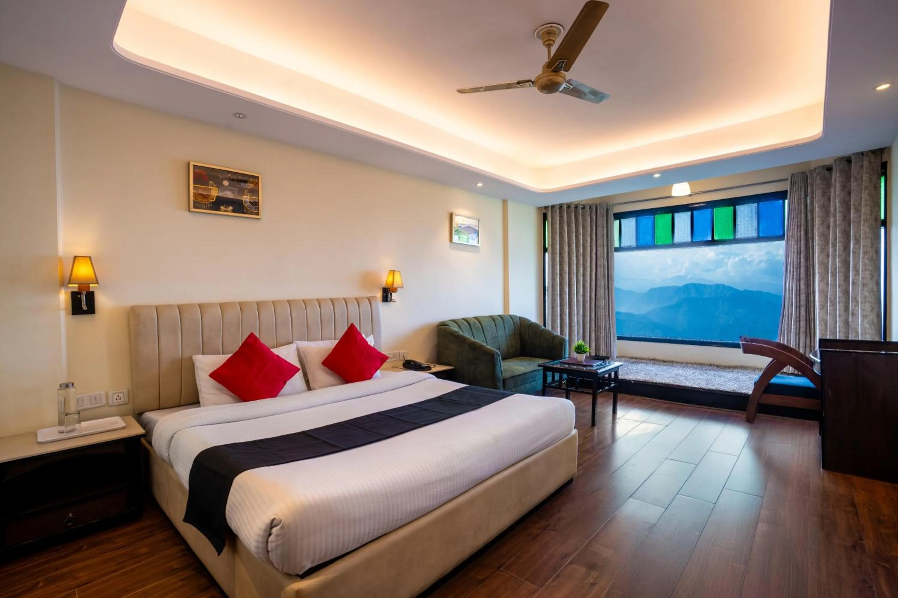 Bedroom, Bed in Snow Valley Resorts Dalhousie