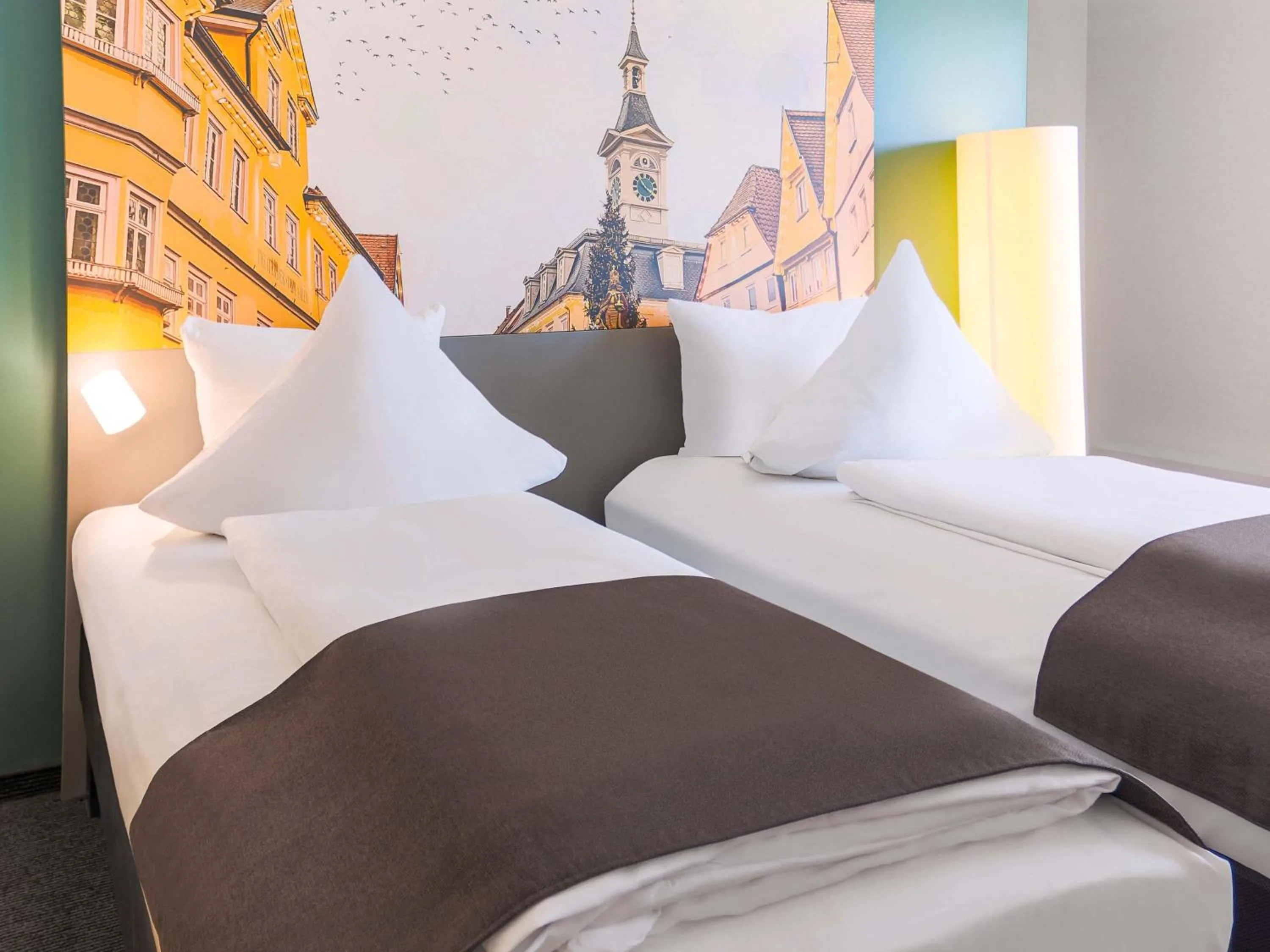 Photo of the whole room, Bed in B&B Hotel Aalen