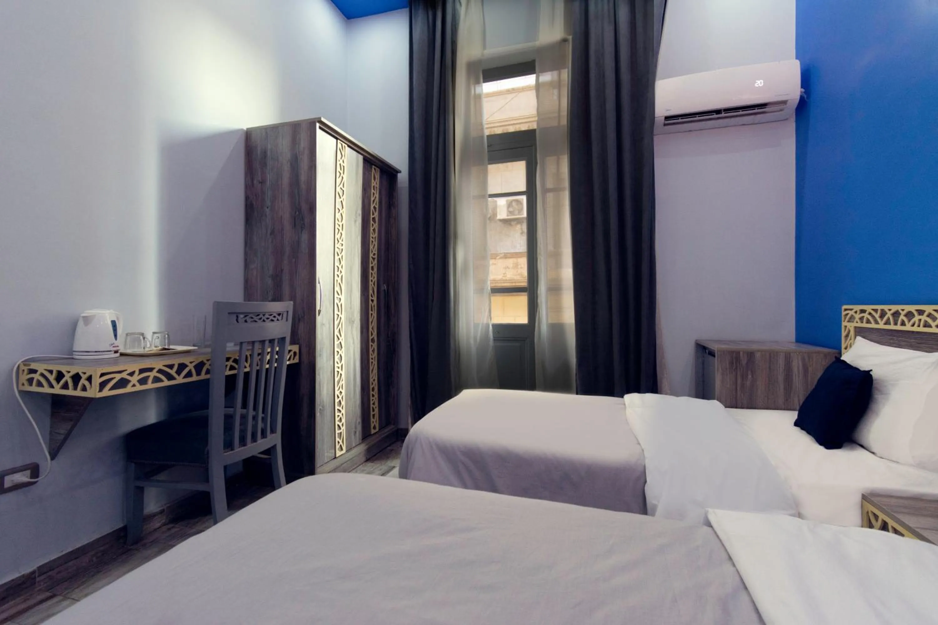 Deluxe Double or Twin Room with Balcony in Australian Deluxe Hostel