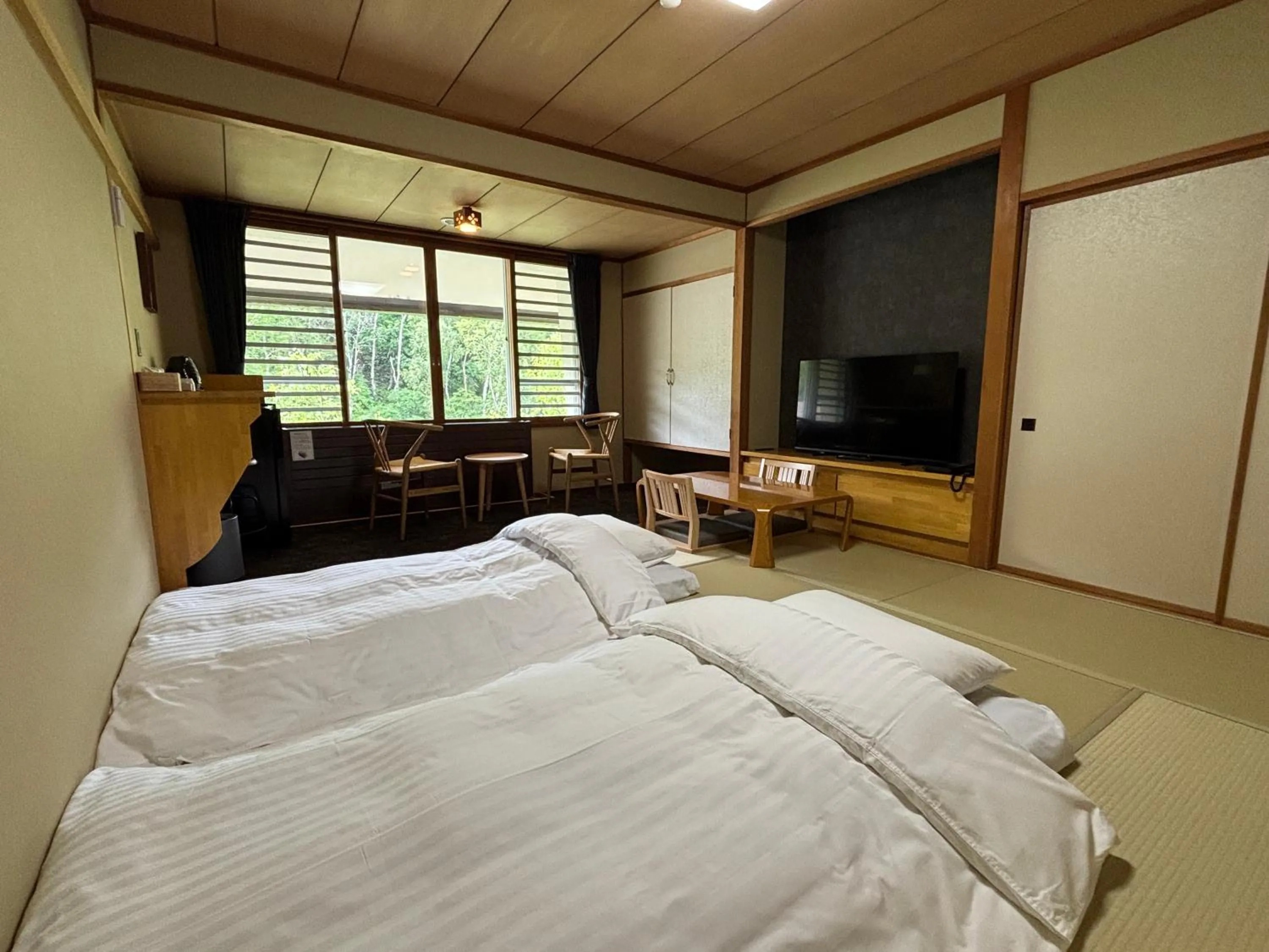 Bed in Club Wyndham Shirakabaso Shigakogen