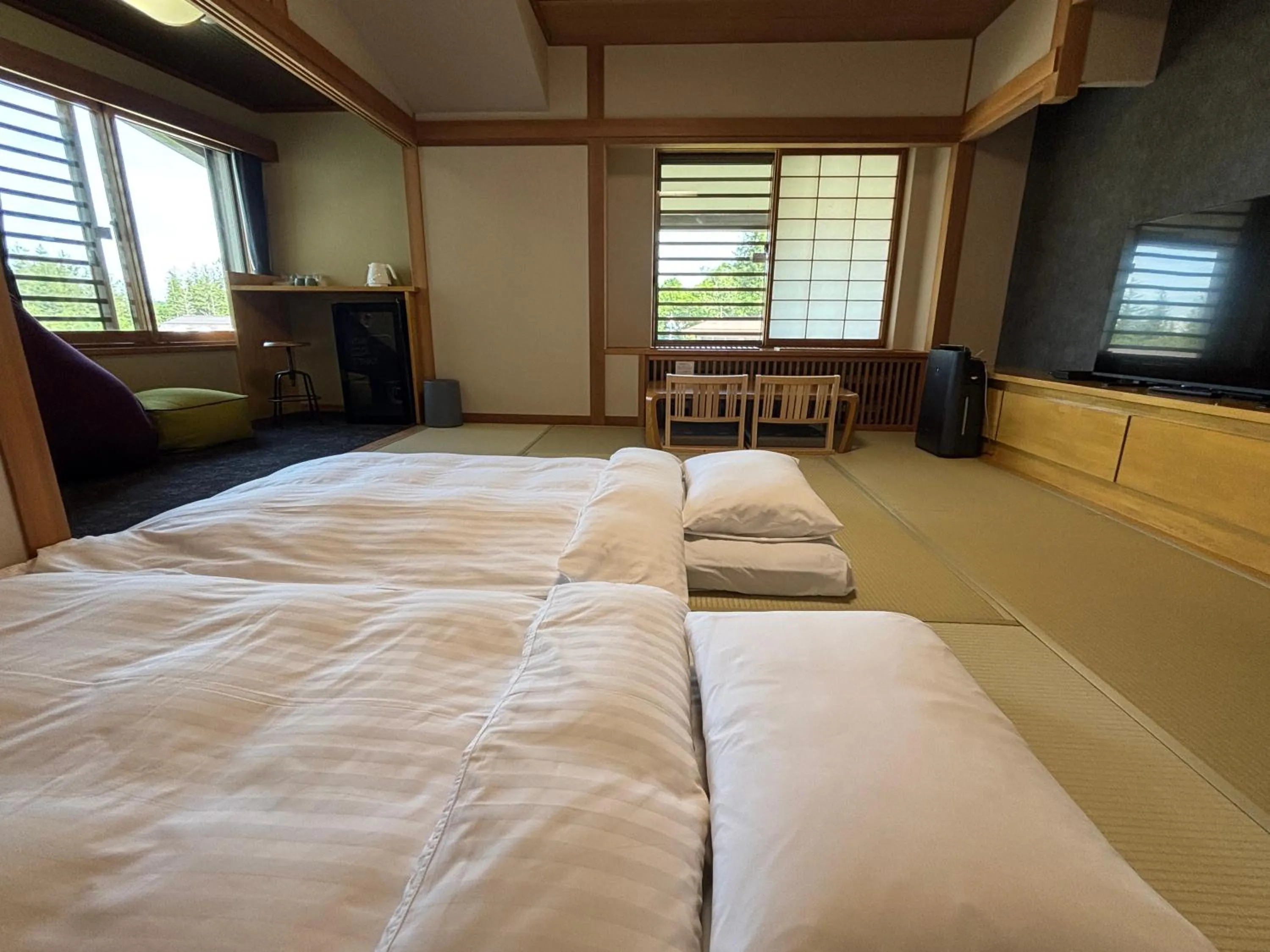 Bed in Club Wyndham Shirakabaso Shigakogen