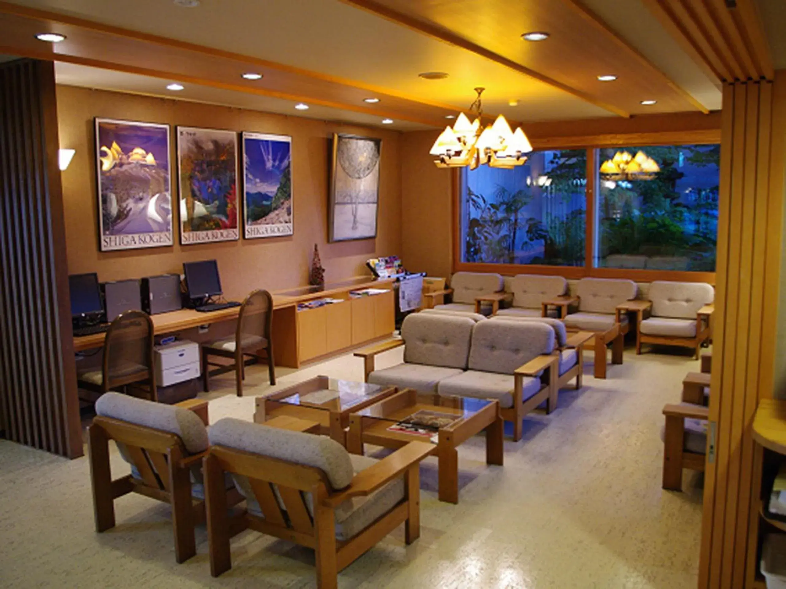 Lobby or reception, Restaurant/Places to Eat in Hotel Shirakabaso Shigakogen