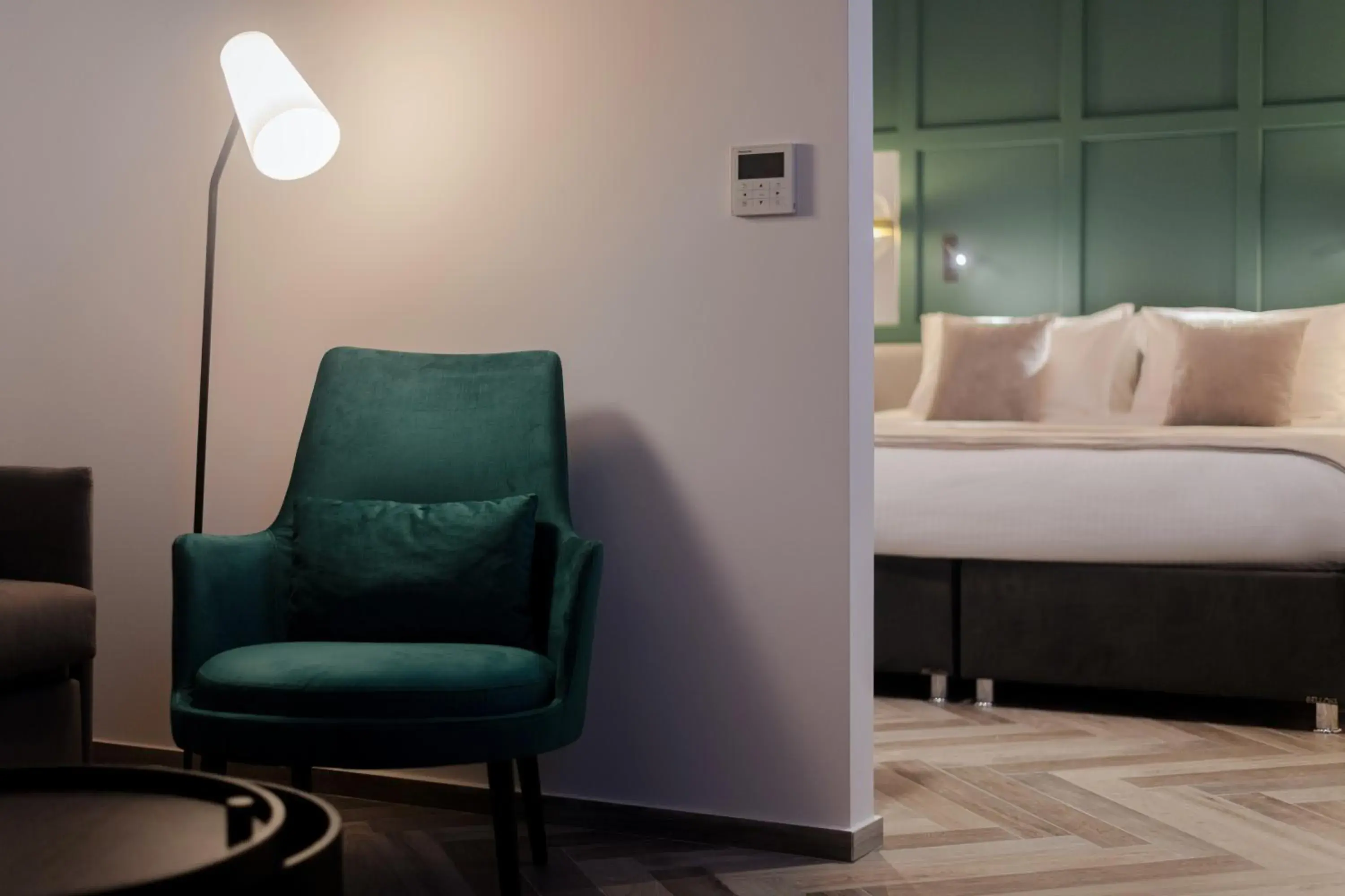 Seating area, Bed in The Embassy Valletta Hotel Seating area, Bed in The Embassy Valletta Hotel