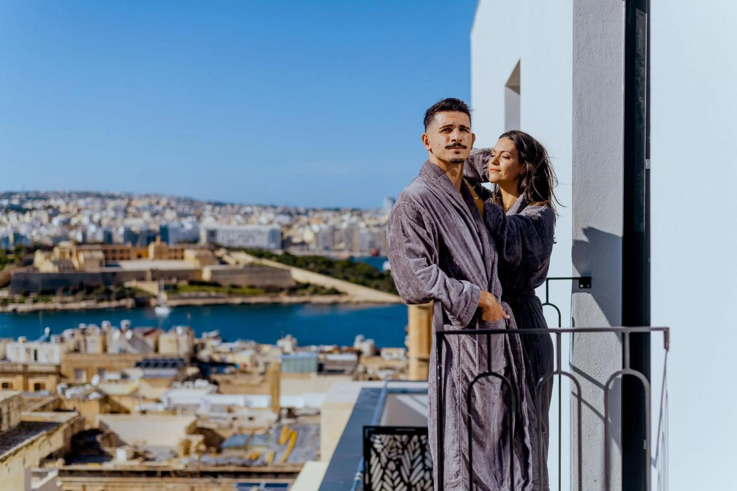 Balcony/Terrace in The Embassy Valletta Hotel