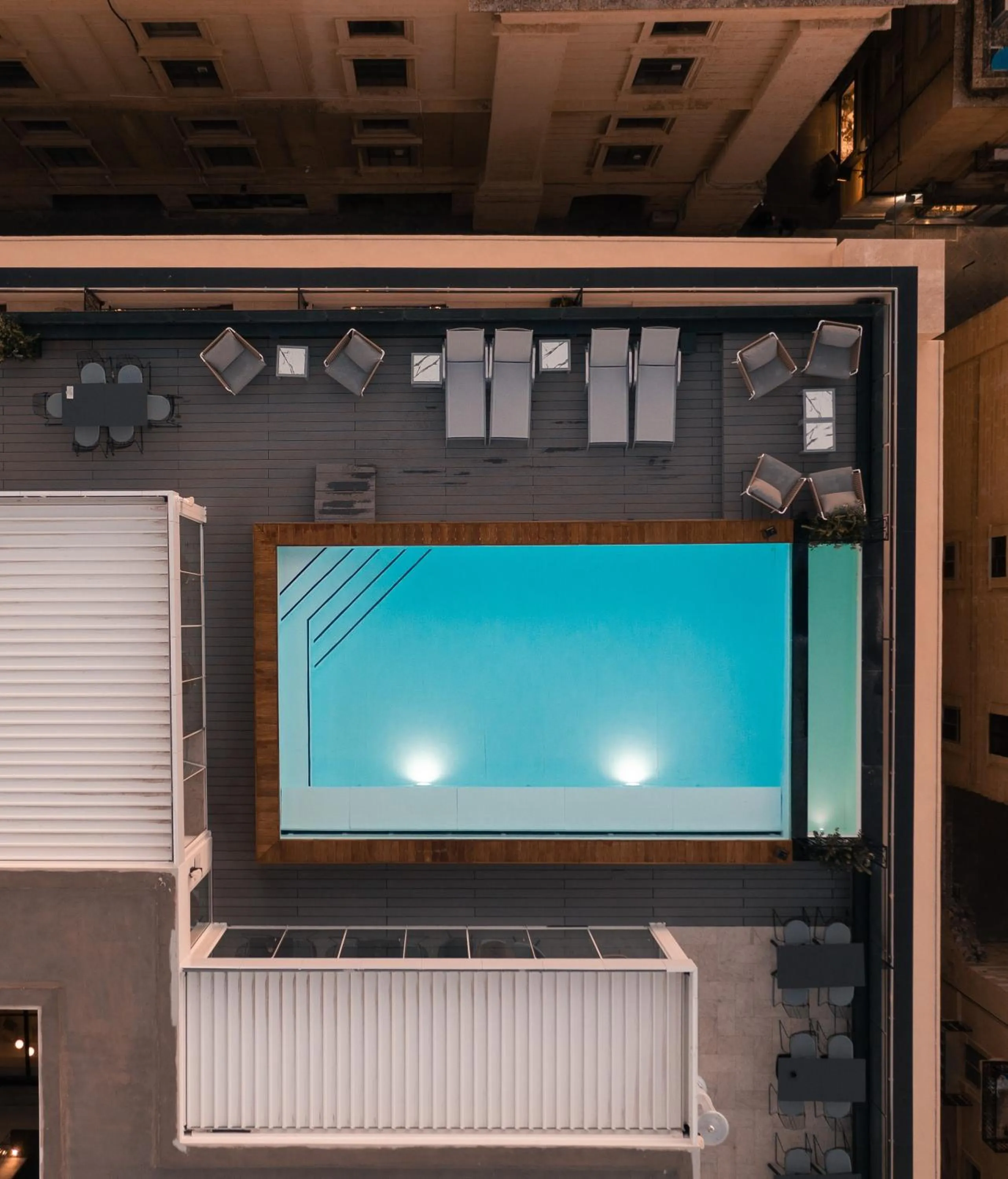 Swimming pool in The Embassy Valletta Hotel