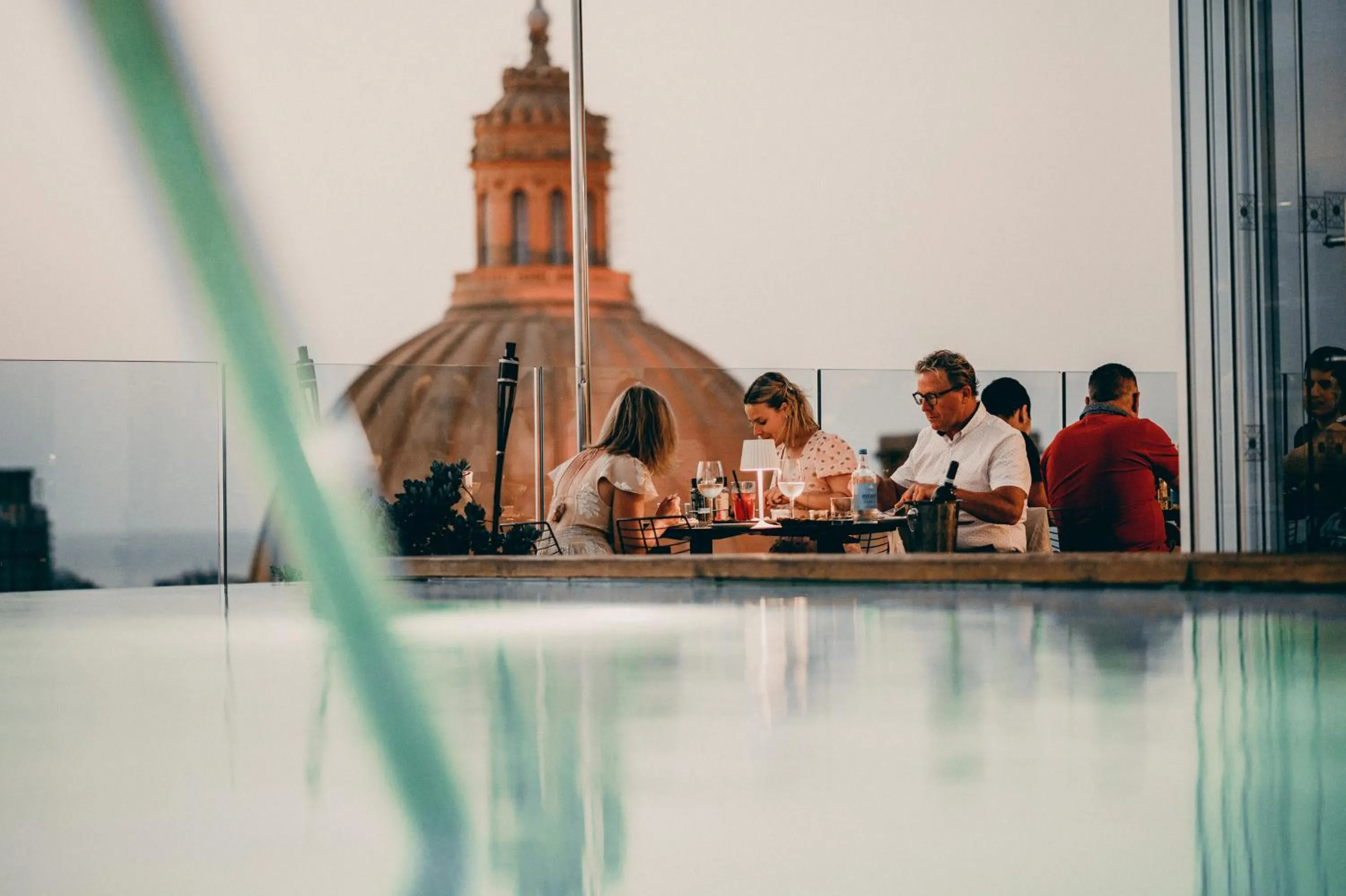 Restaurant/places to eat in The Embassy Valletta Hotel