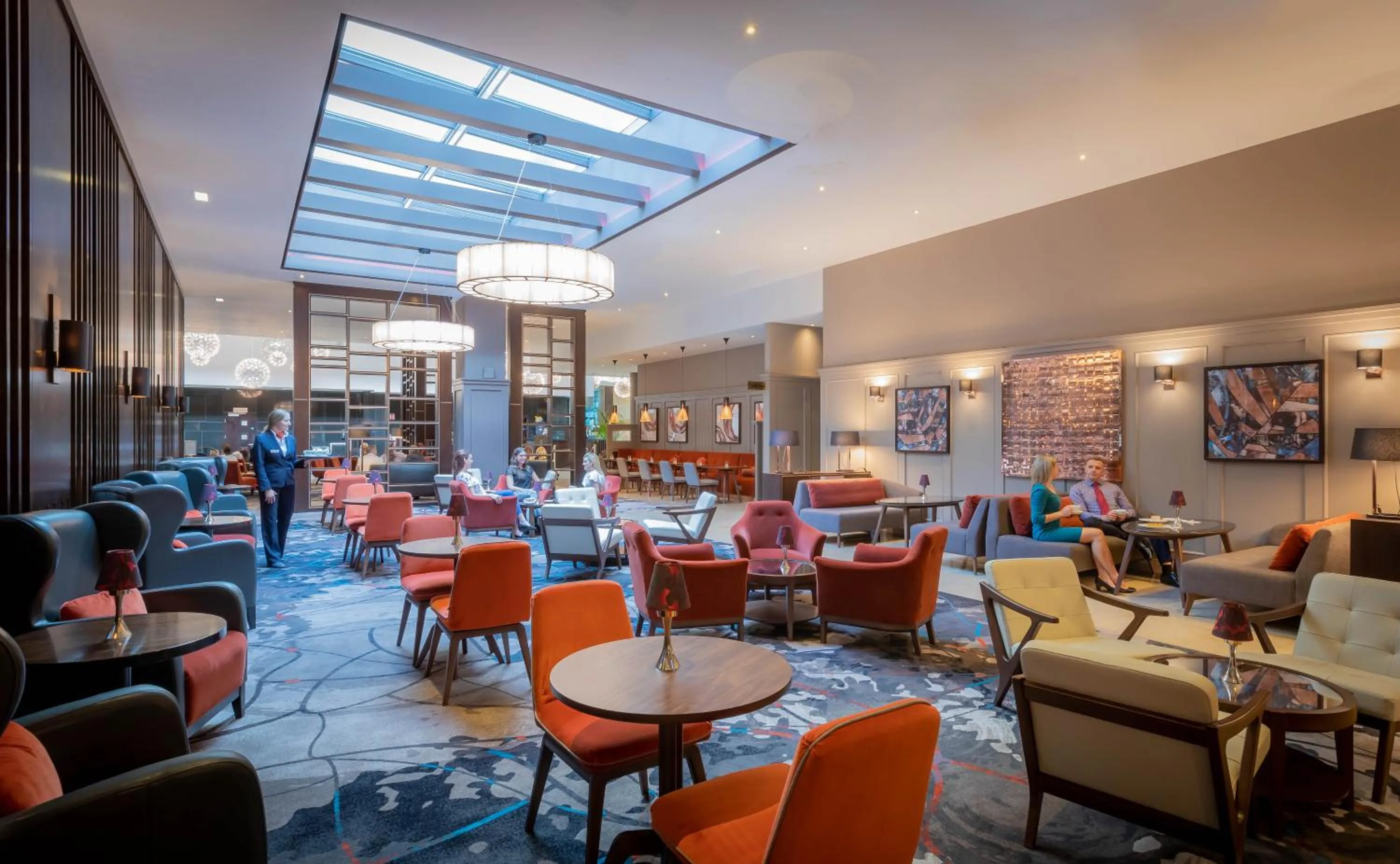 Lobby or reception in Clayton Hotel Dublin Airport