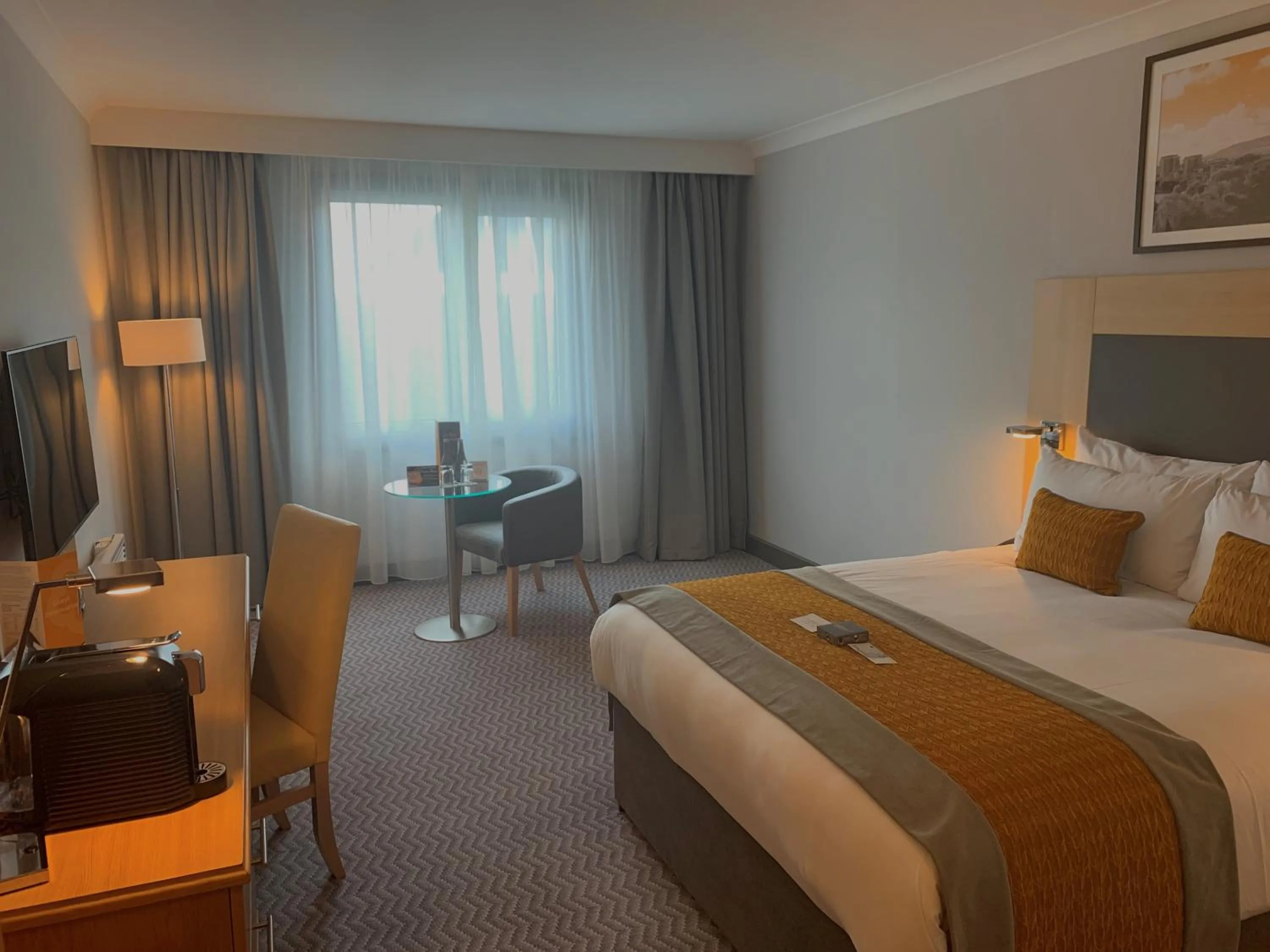 Photo of the whole room, Bed in Maldron Hotel, Newlands Cross