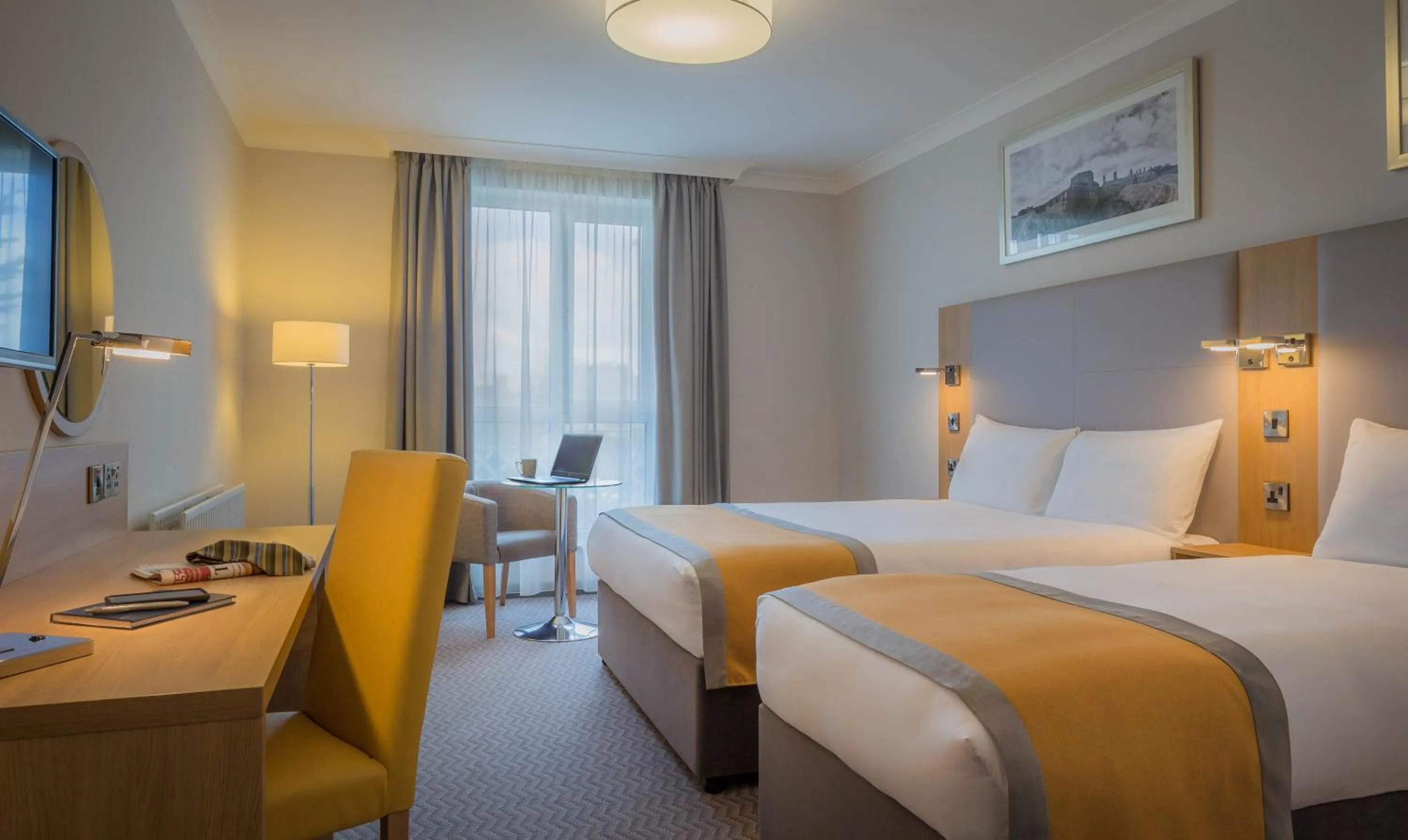 Photo of the whole room, Bed in Maldron Hotel, Newlands Cross