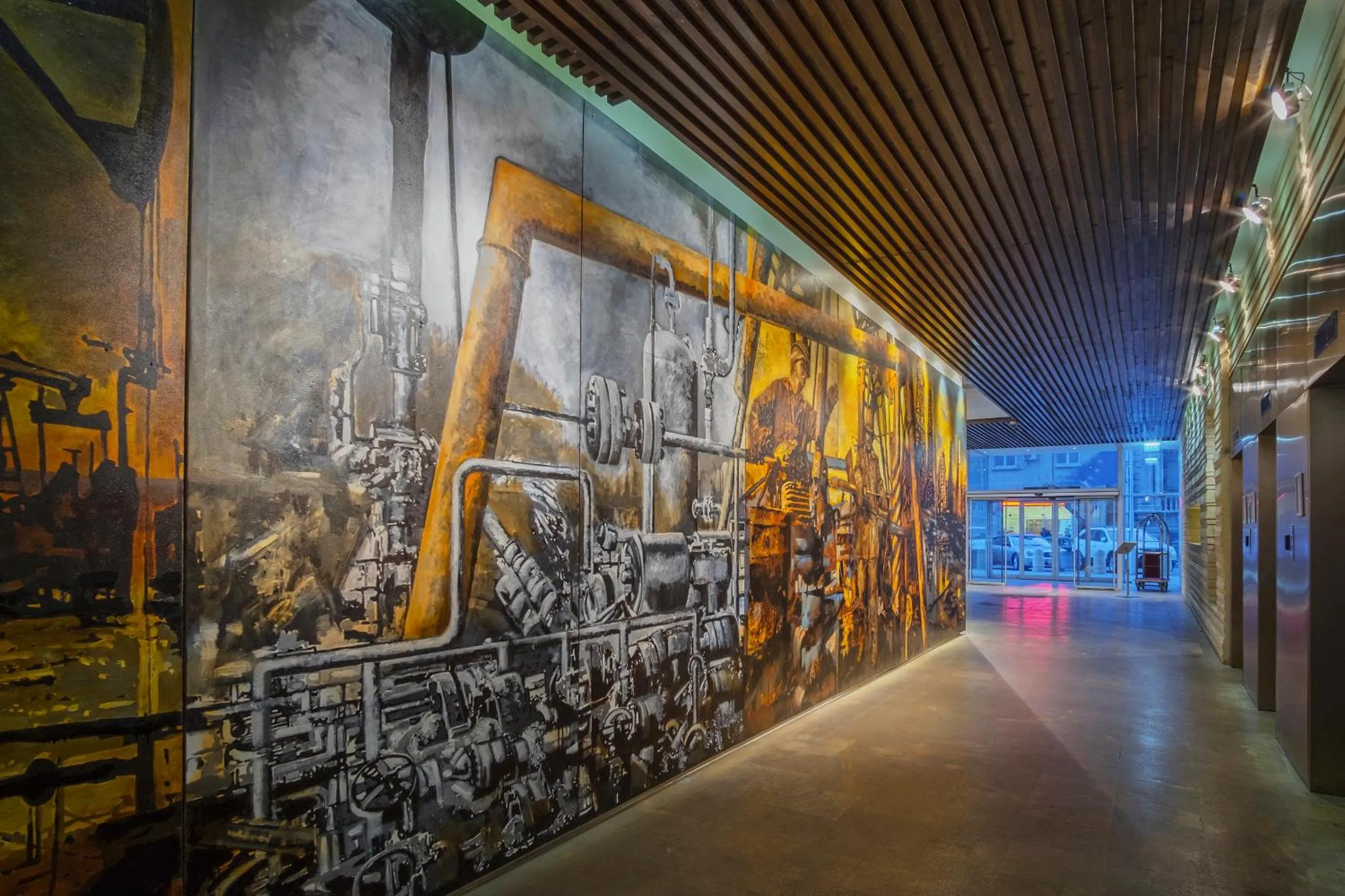 Decorative detail in Landmark Hotel Baku