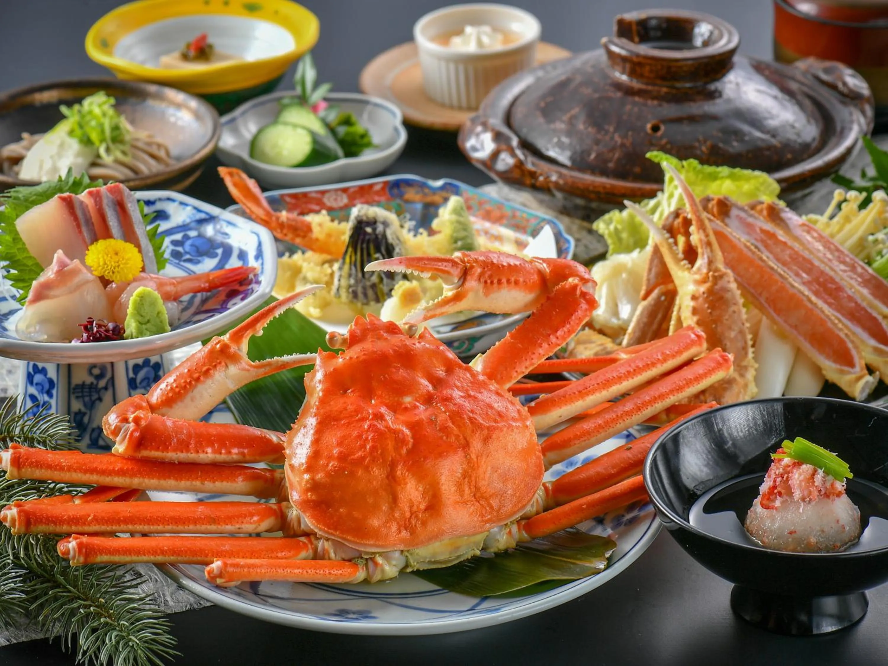 Food in Awara Onsen Minoya Taiheikaku