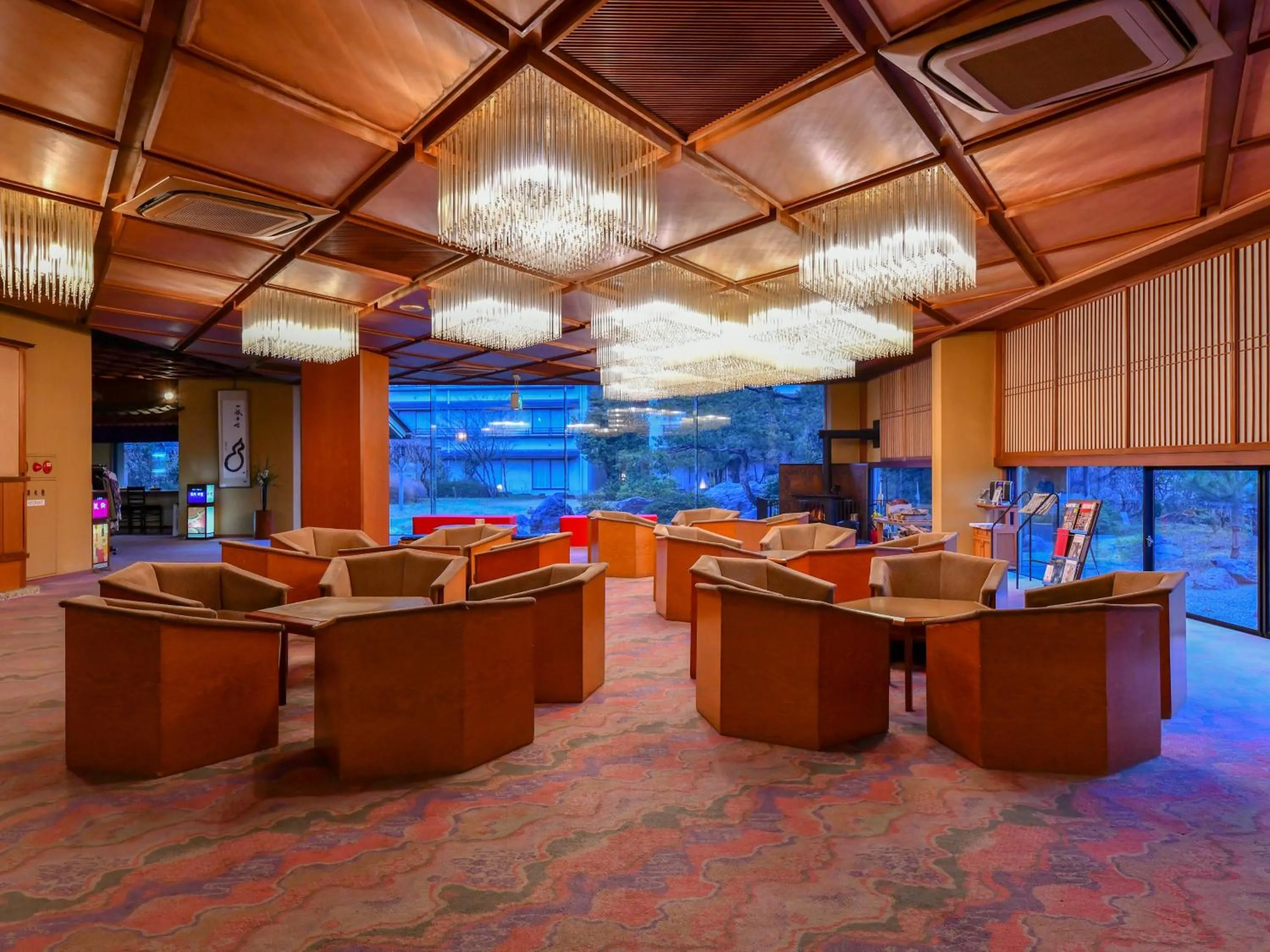 Lobby or reception in Awara Onsen Minoya Taiheikaku