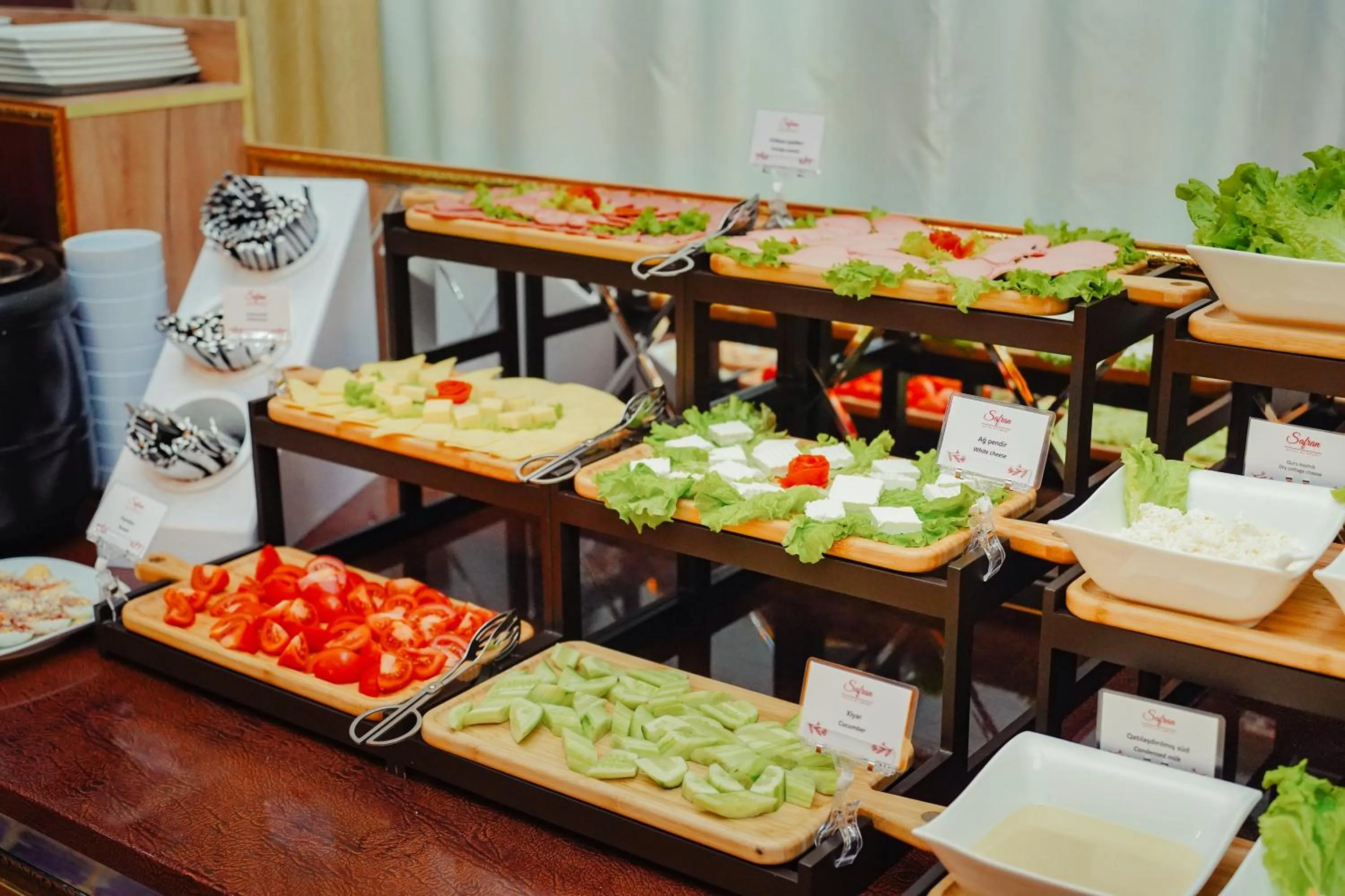 Buffet breakfast in Safran Hotel