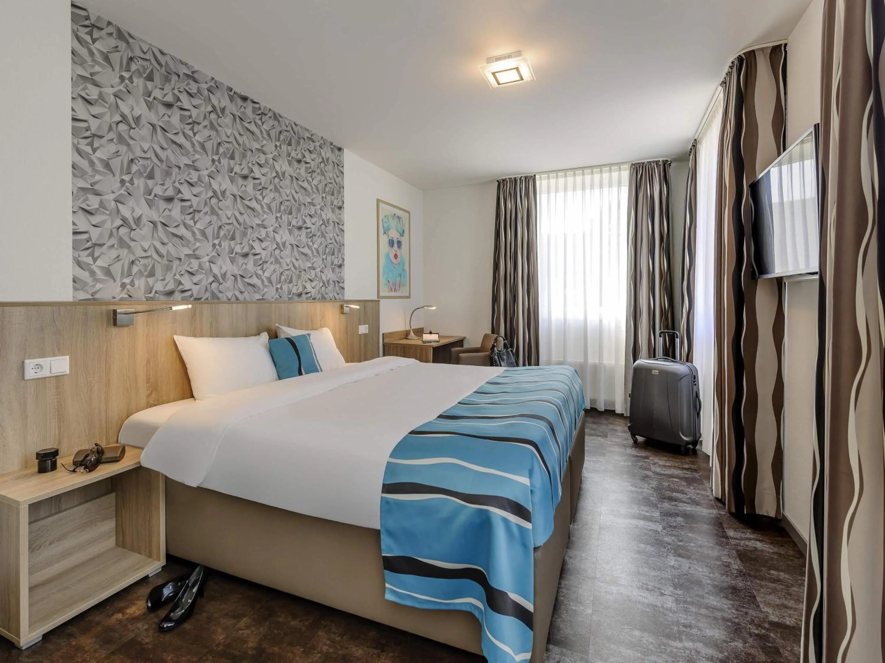 Bedroom, Bed in ibis Styles Arnsberg - Neheim