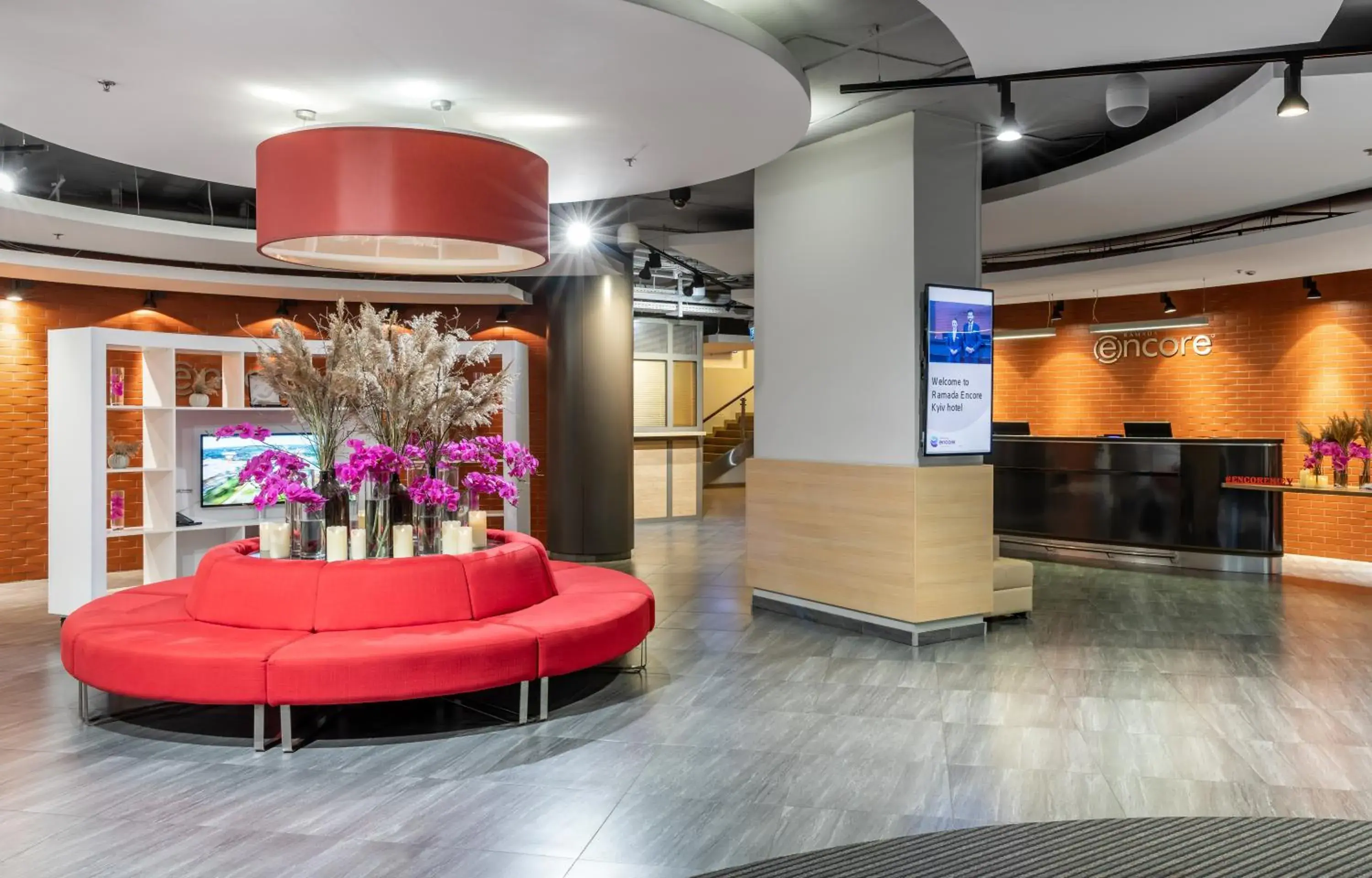 Lobby or reception in Ramada Encore Kyiv Lobby or reception in Ramada Encore Kyiv