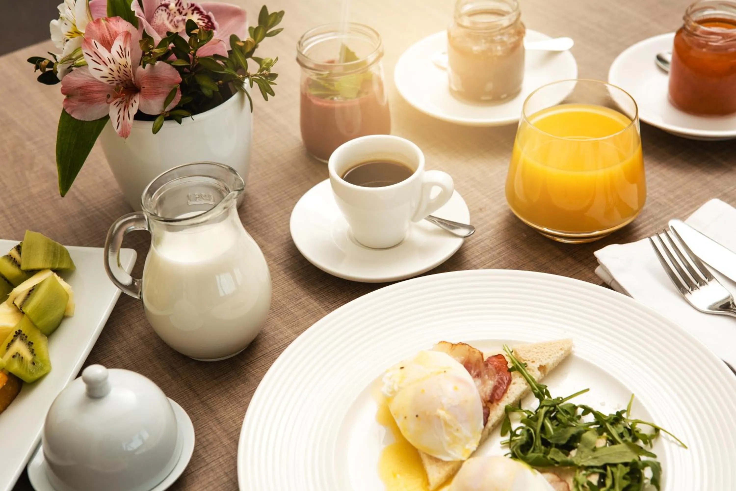 Breakfast in Ramada Encore Kyiv