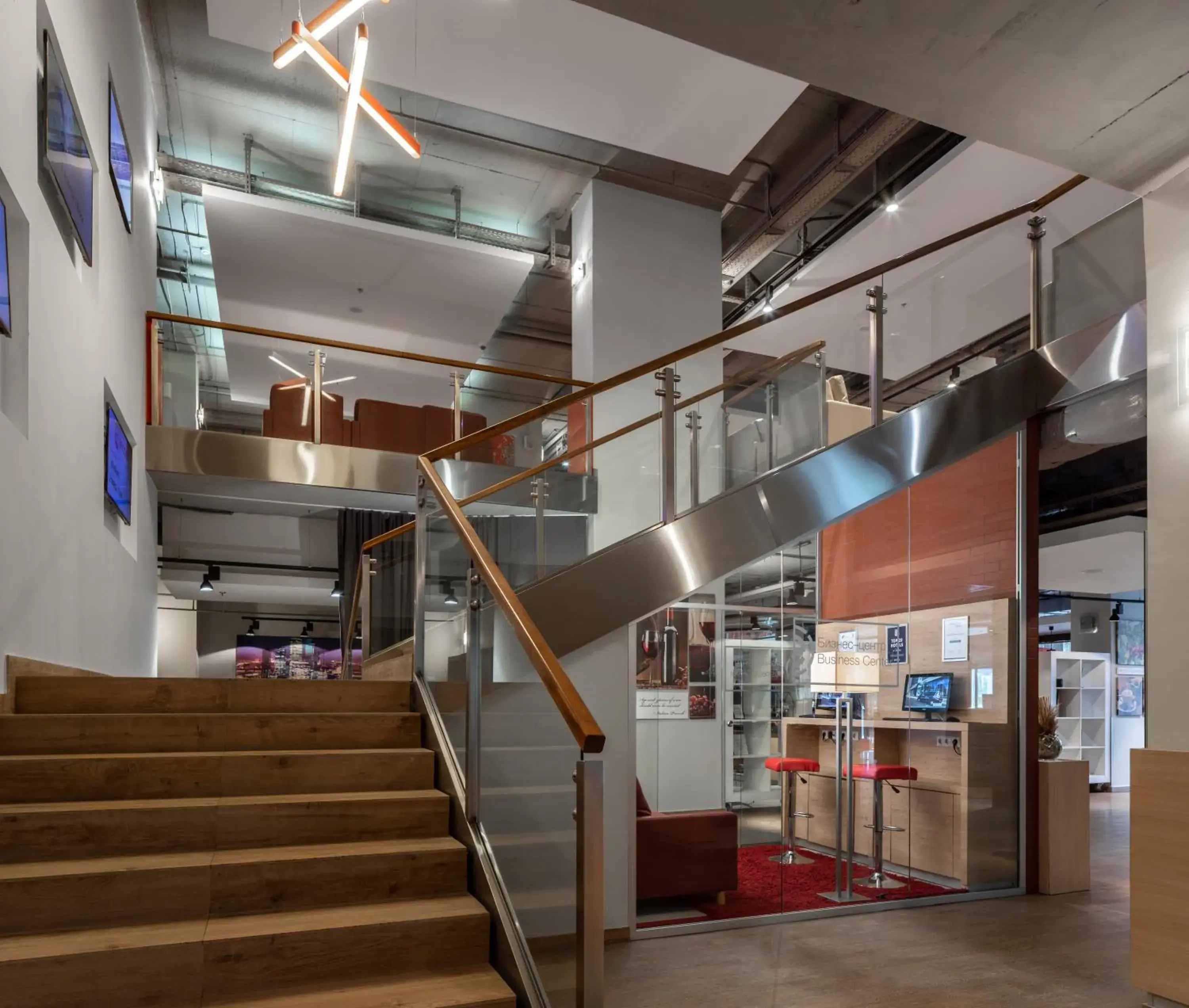 Lobby or reception in Ramada Encore Kyiv Lobby or reception in Ramada Encore Kyiv